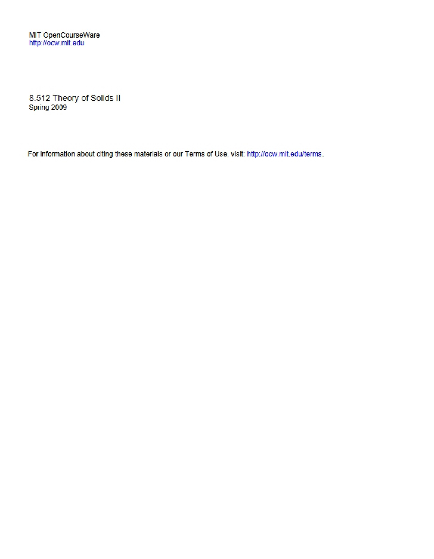 Fifth Problem Assignment