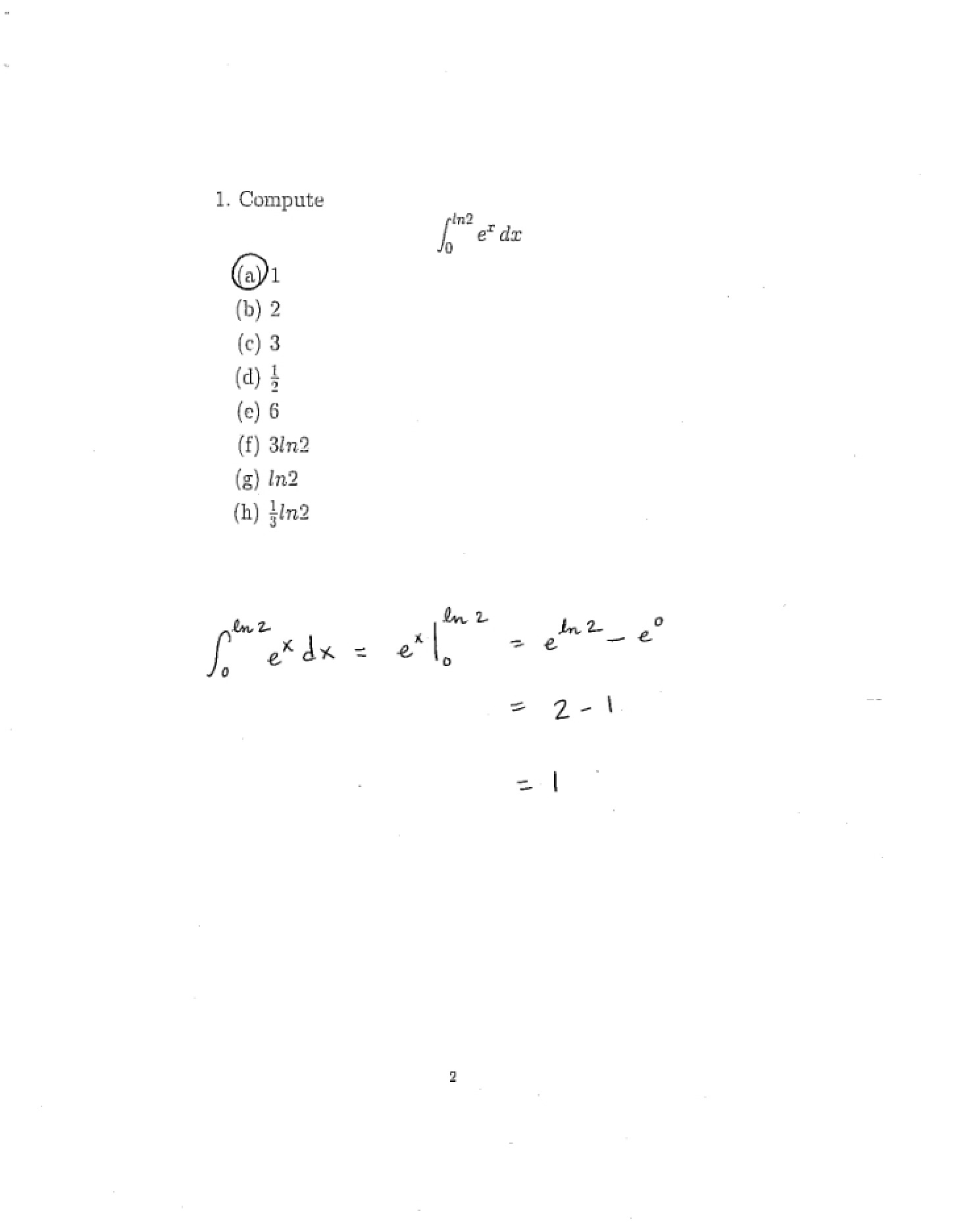 Solutions for Exam 1 - Spring 2009