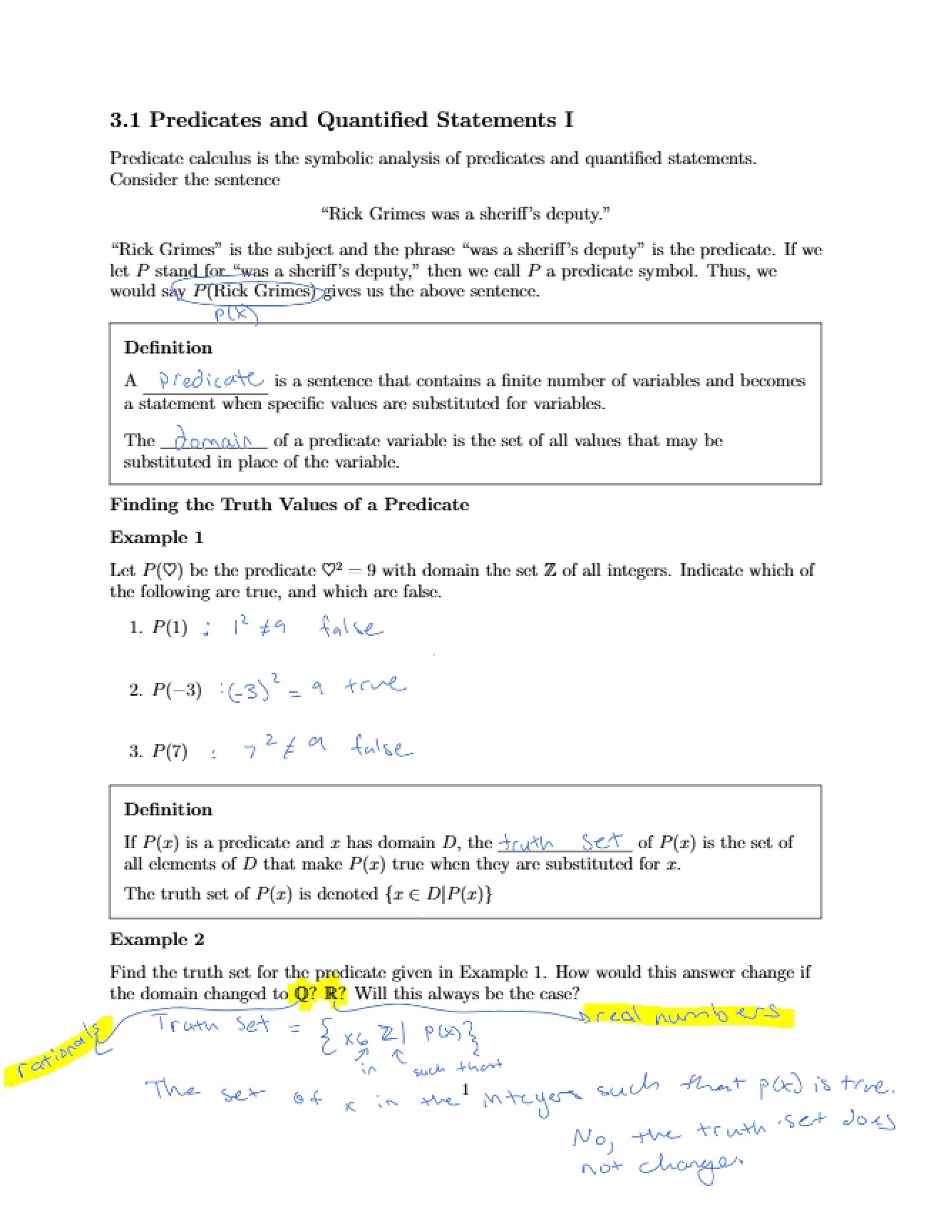 Quantified Statements and Predicates Part 2