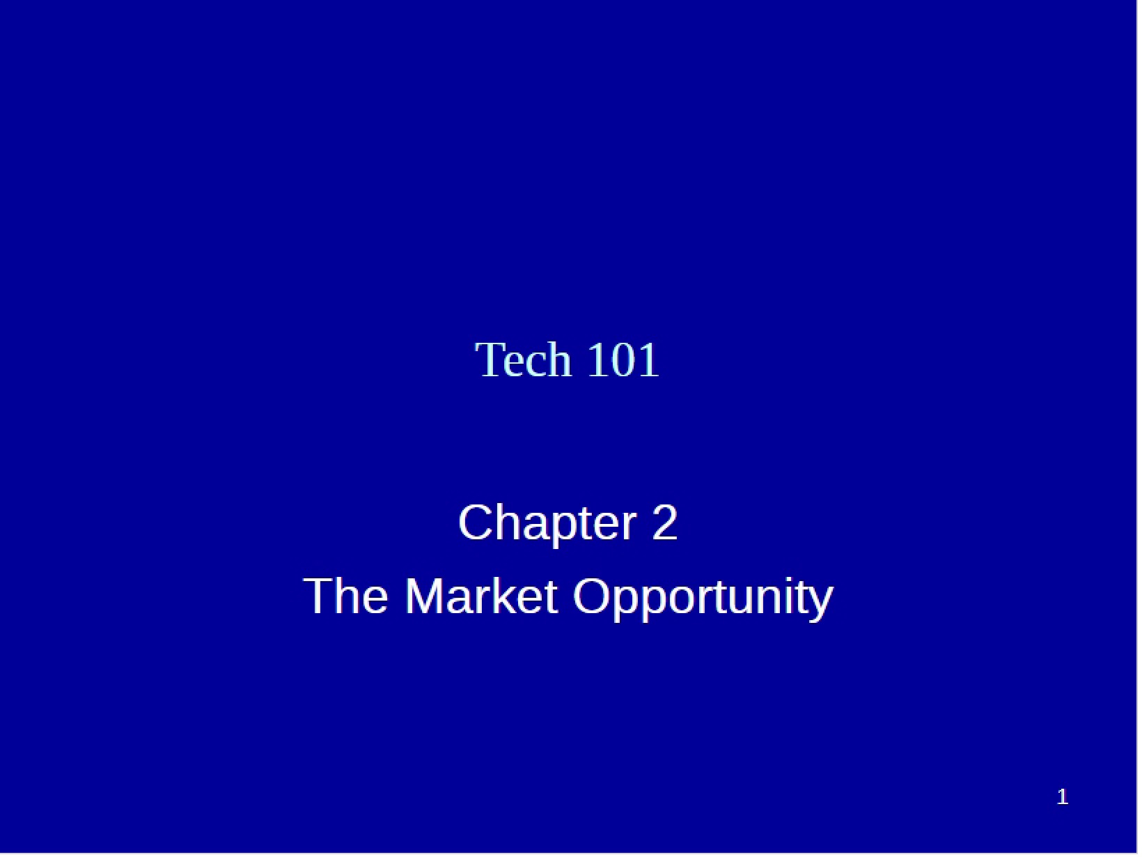 Opportunities in the Market