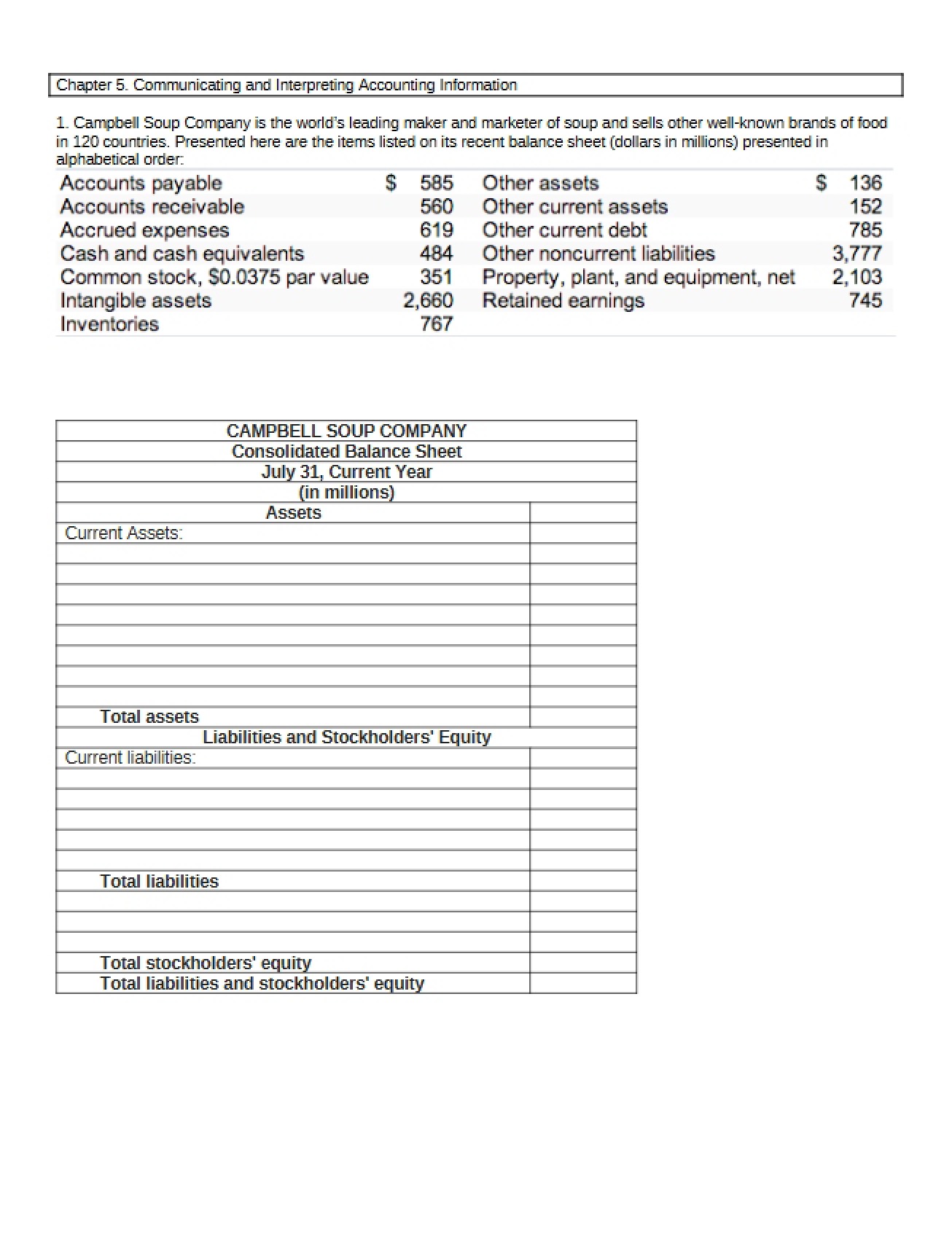 Chapter 5 Financial Accounting