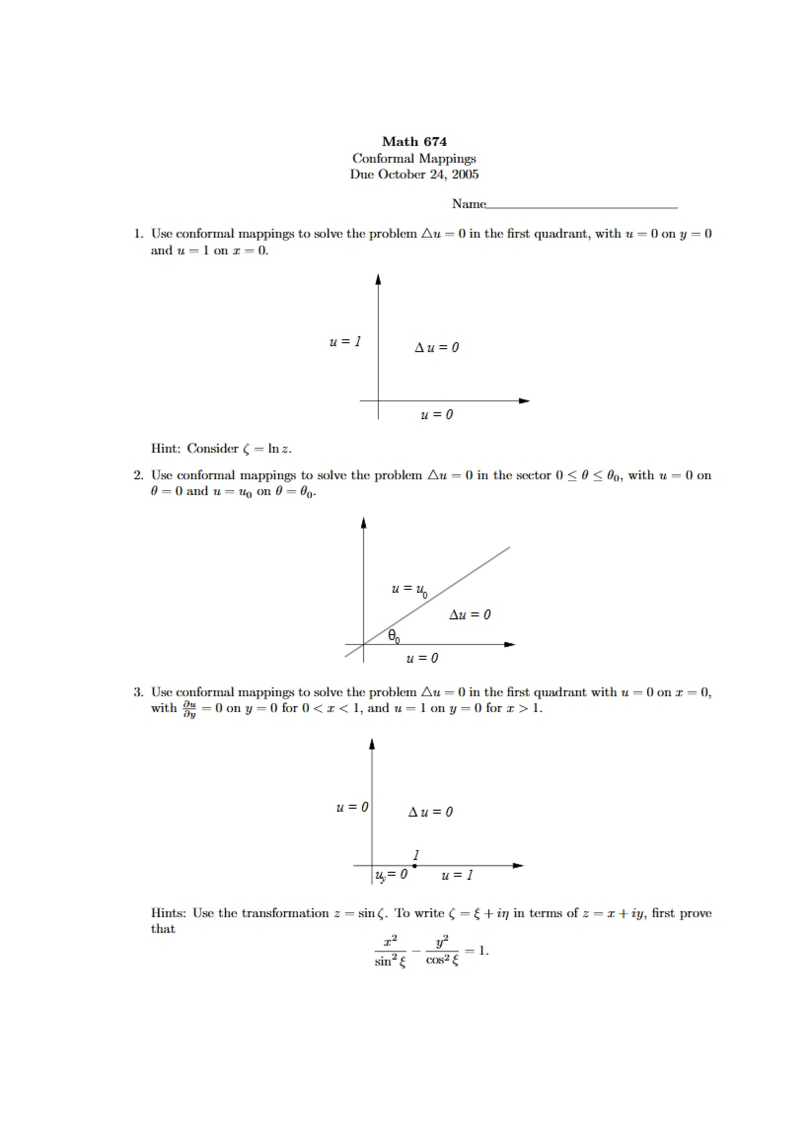 Conformal Mappings