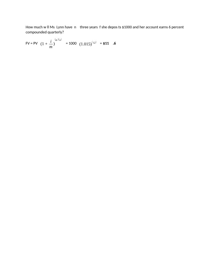 ACCT316 - Calculate Ms