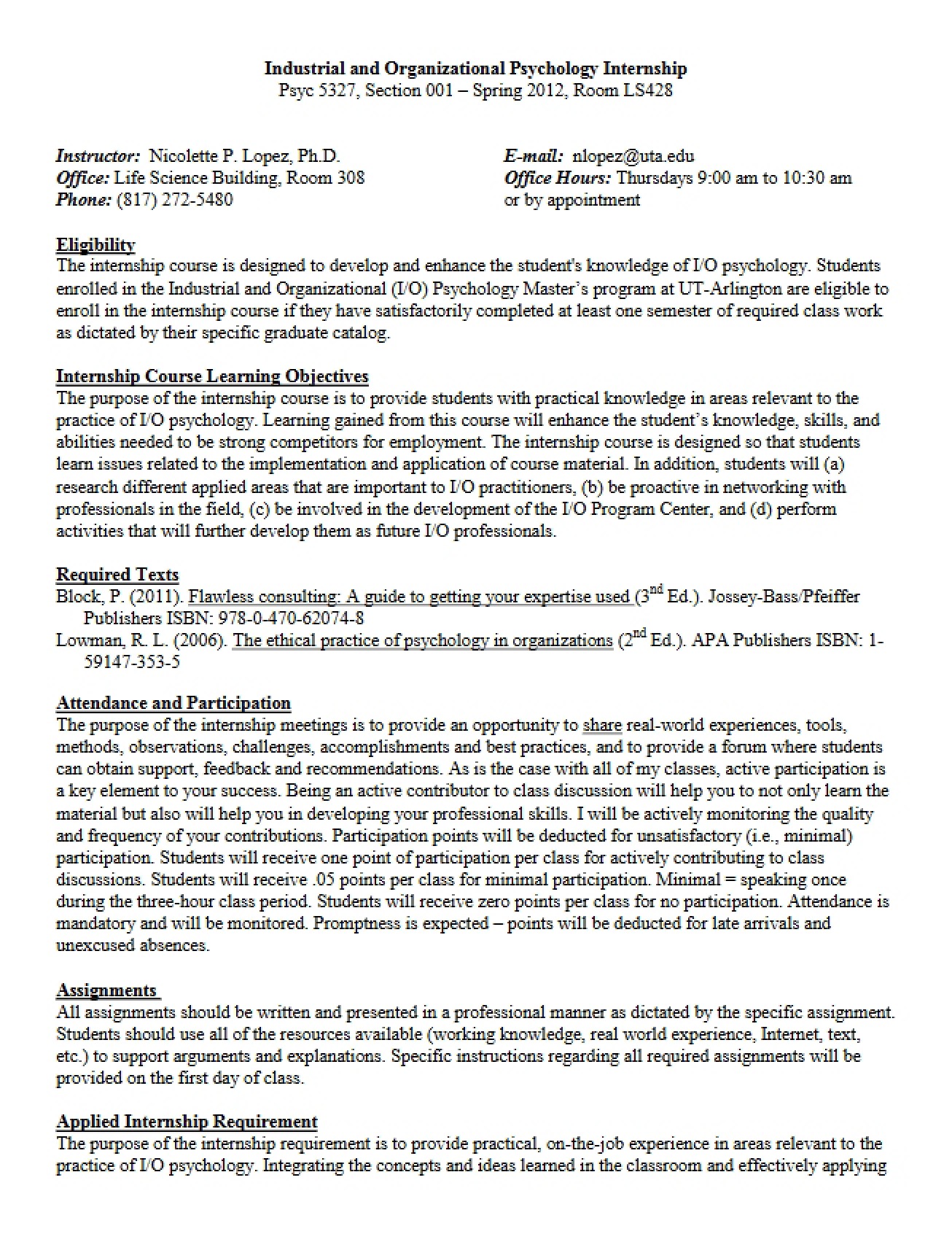 Module Syllabus