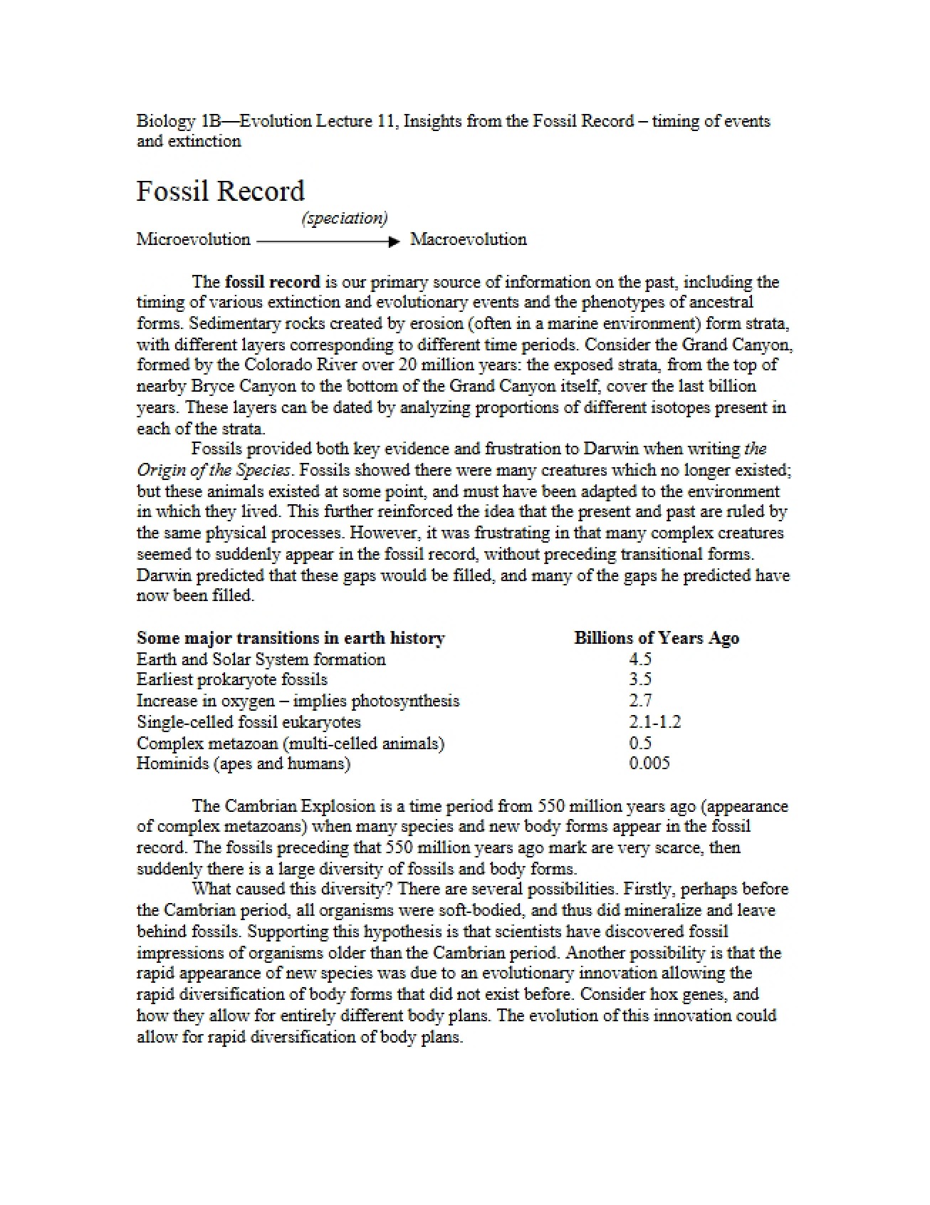 Biology Note Set