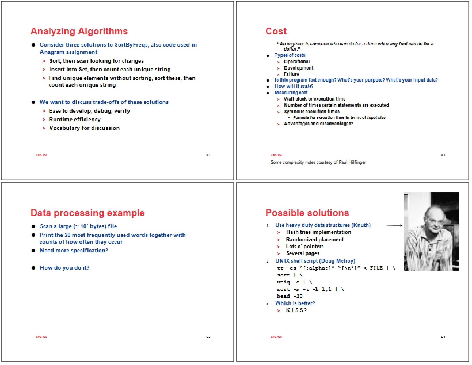 Algorithm Analysis Discrete Math