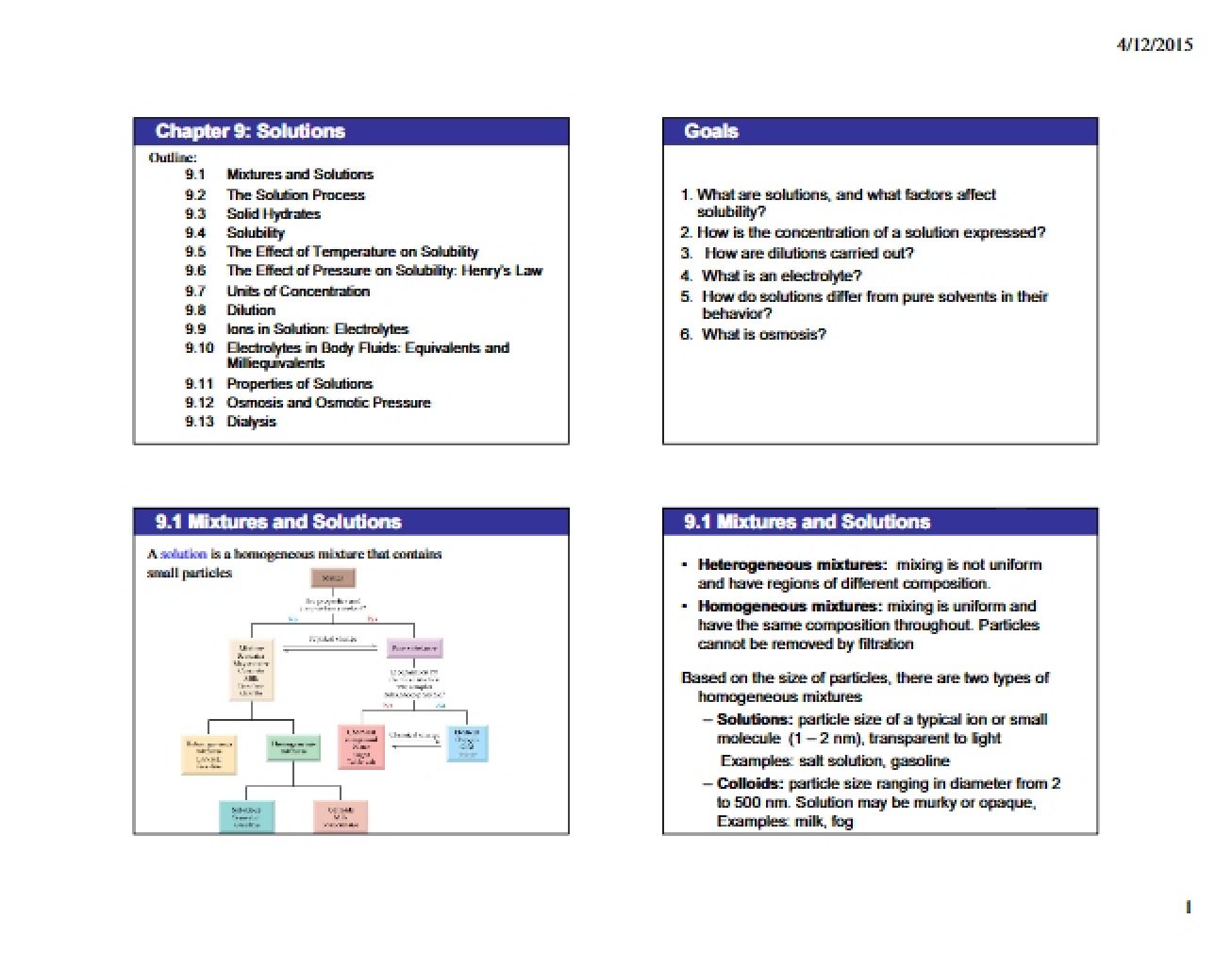 Solutions for Chapter Nine