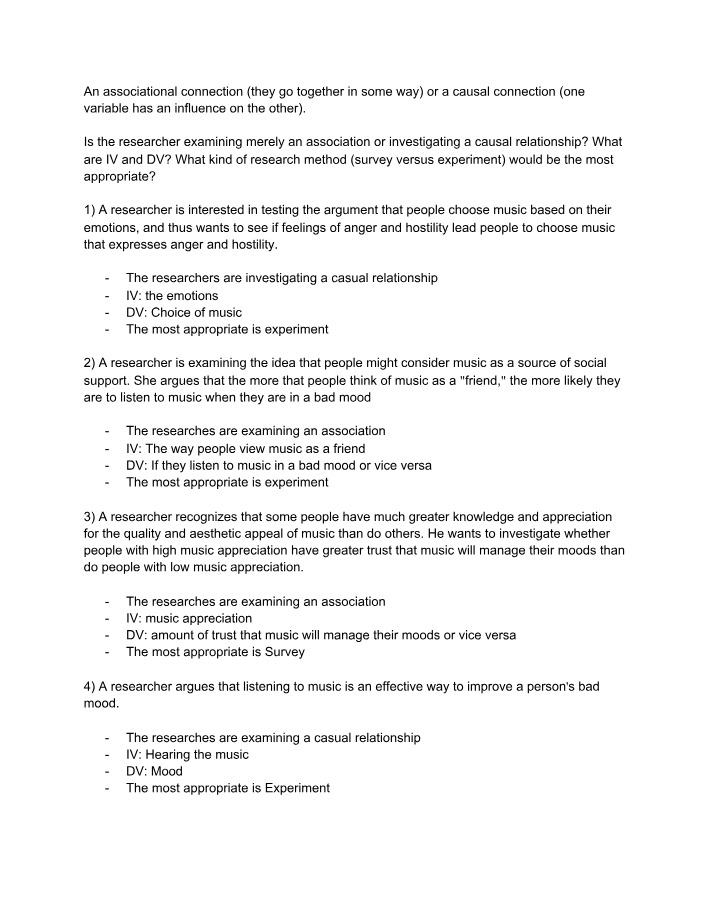 Hypothesizing Relationships Between Variables in COMM 88