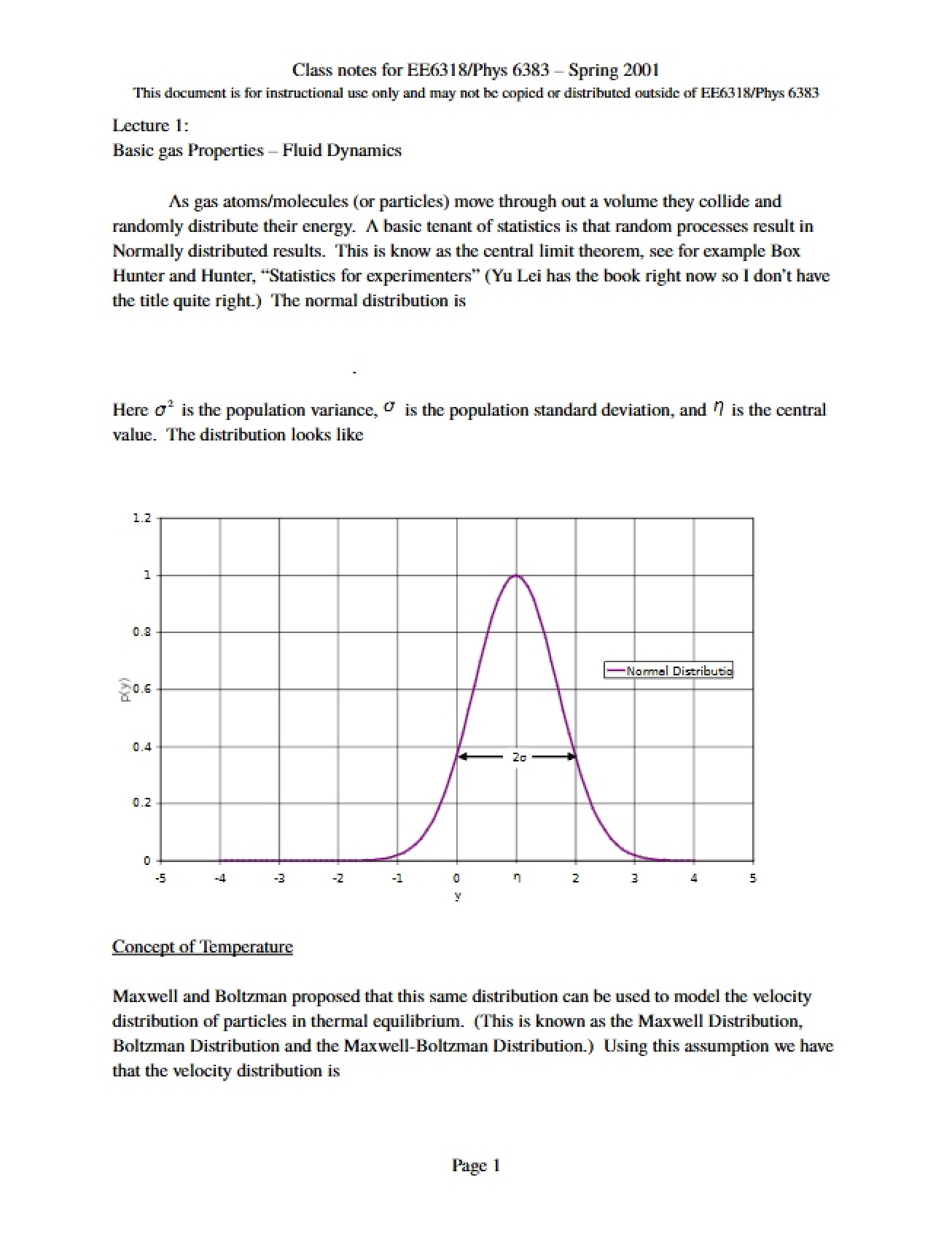 Plasma Science Notes