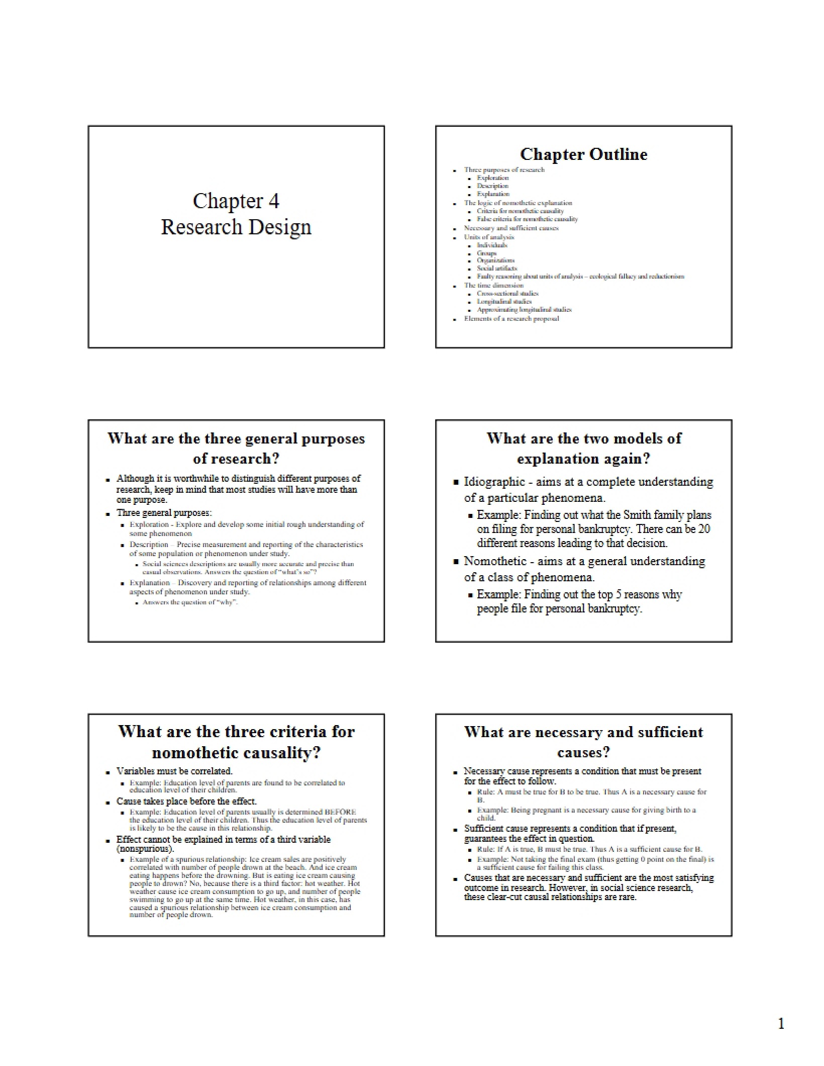 Designing Research