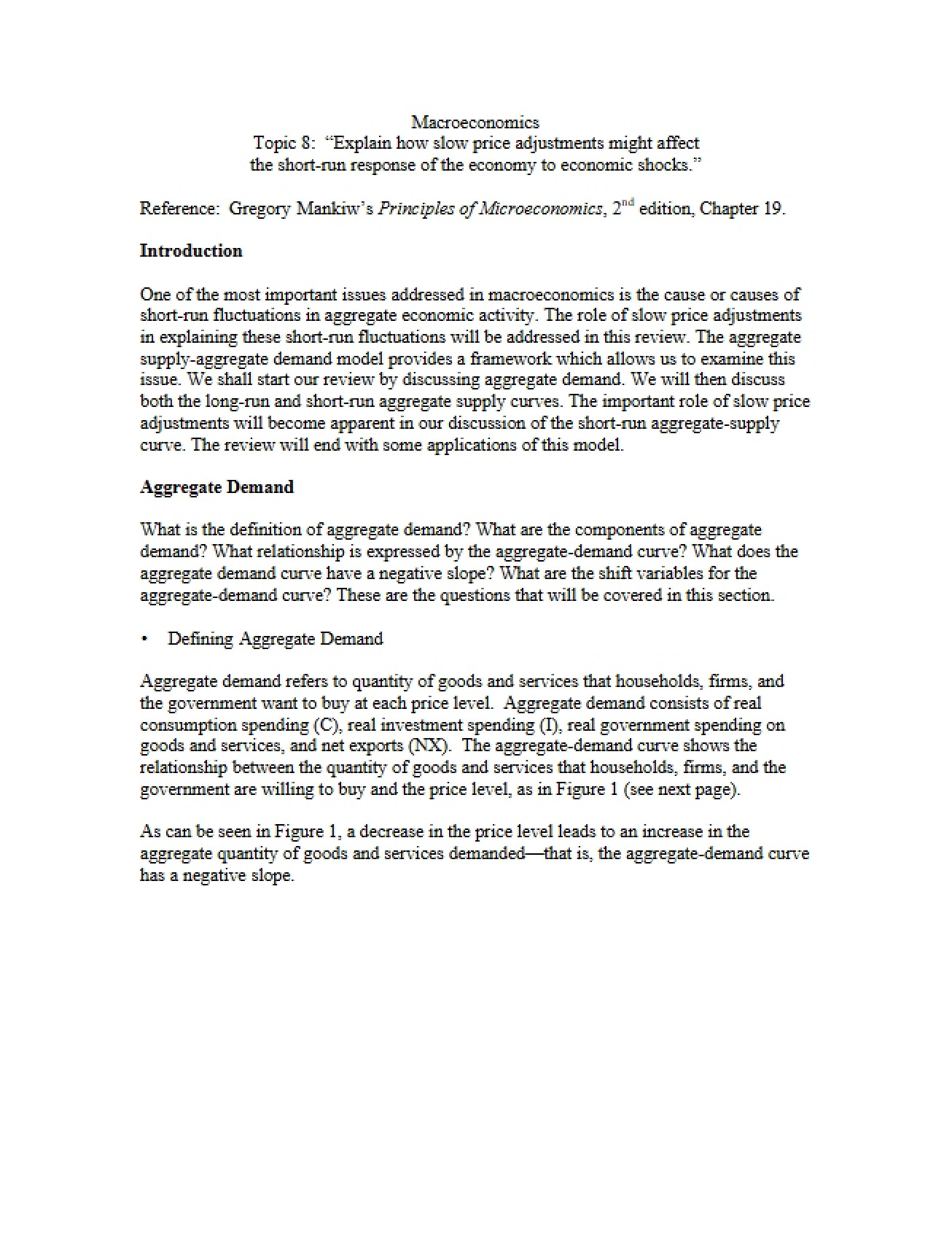 Macroeconomics Part 8.0