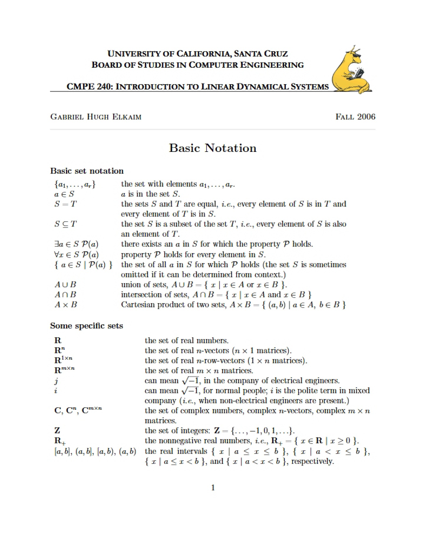 Notation Fundamentals