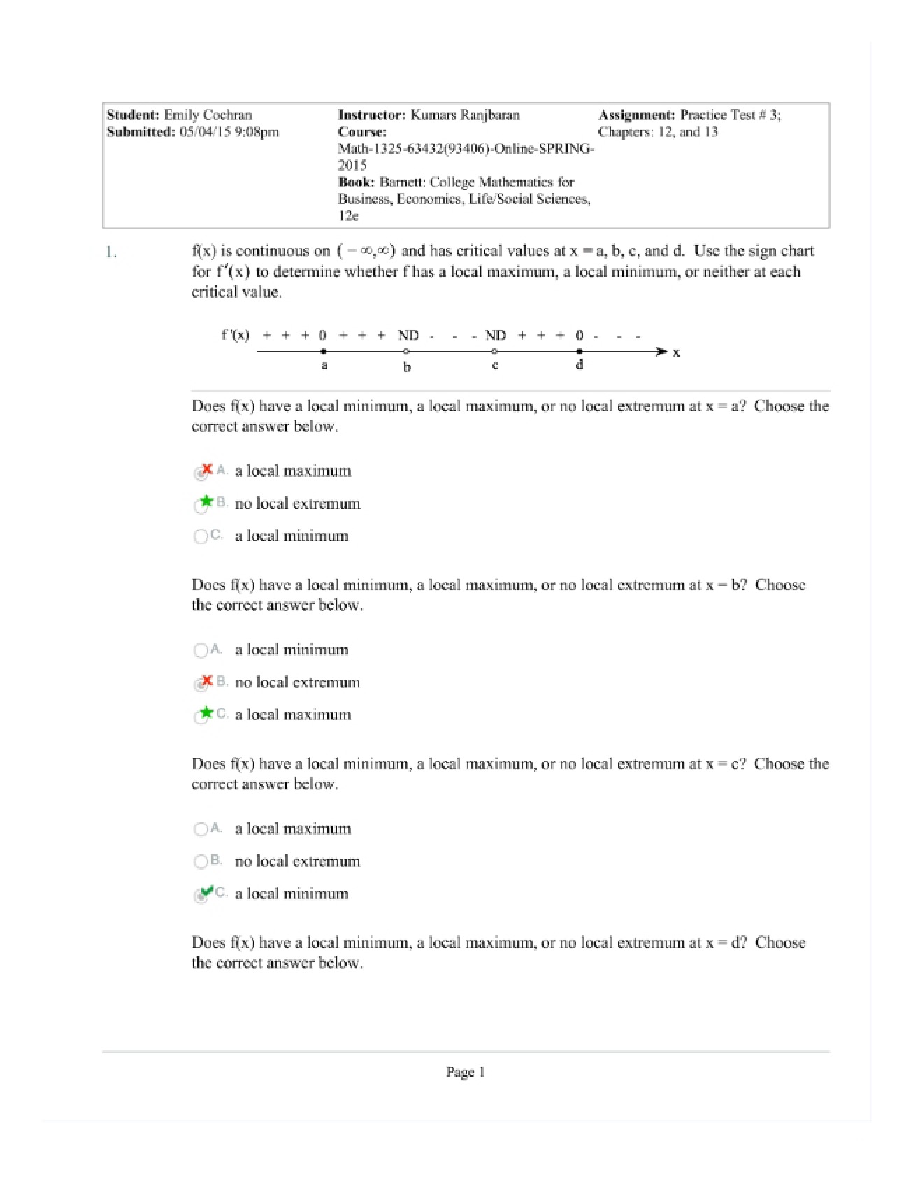 Third Practice Test