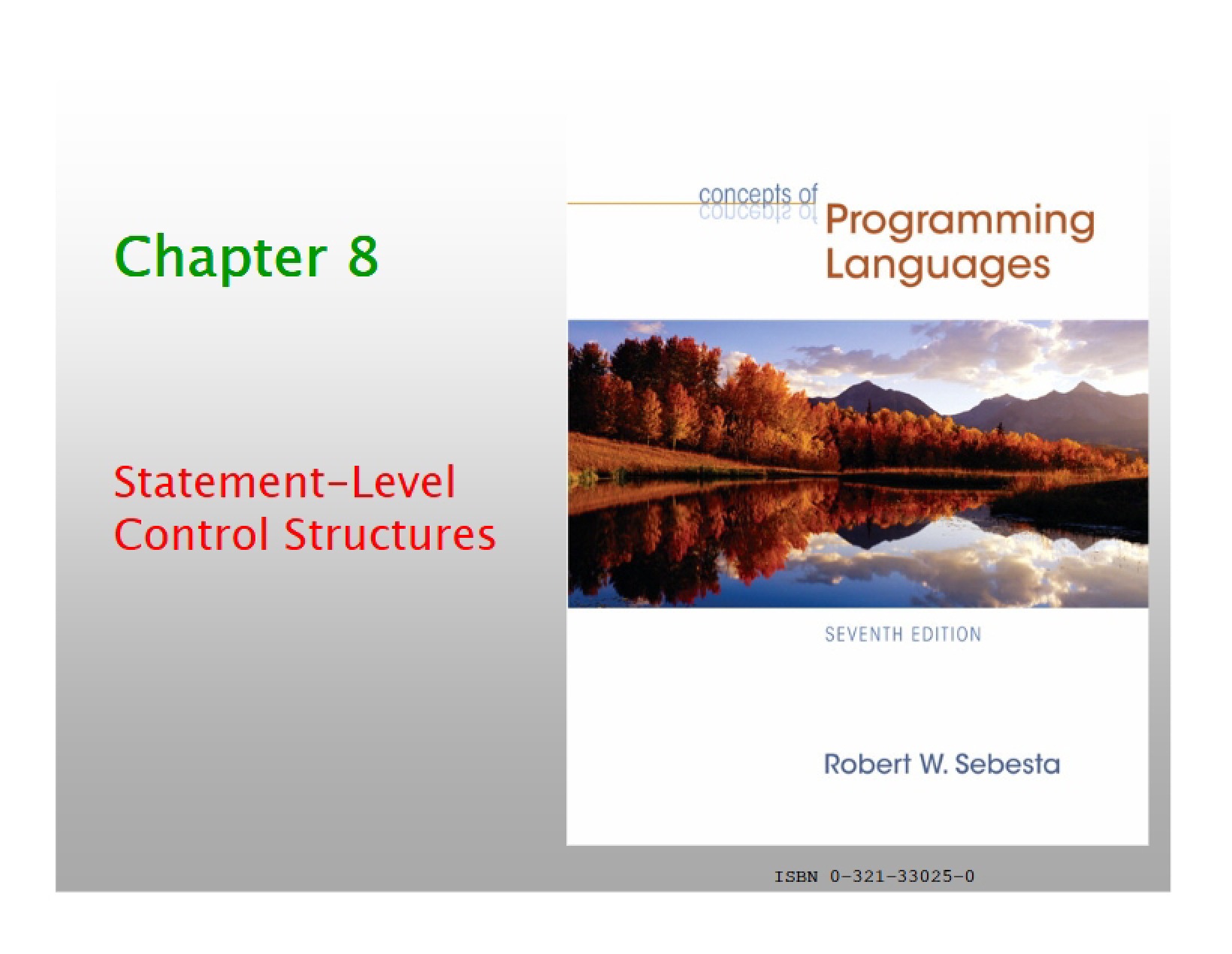 Control Structures at Statement Level
