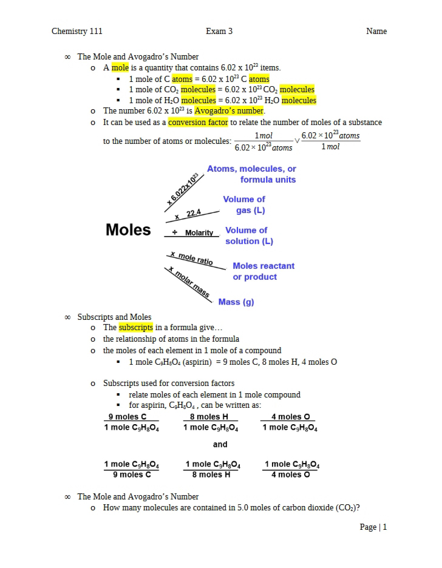 Third Examination