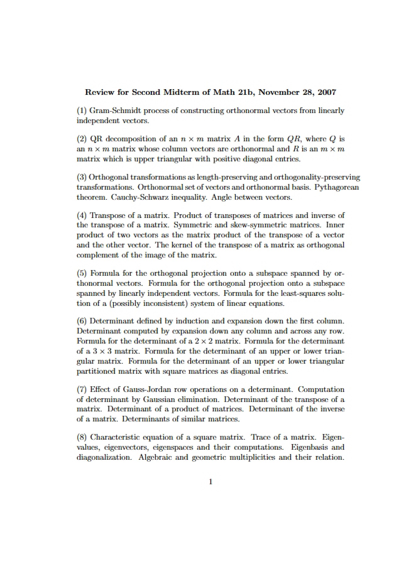Midterm Two Review Guide