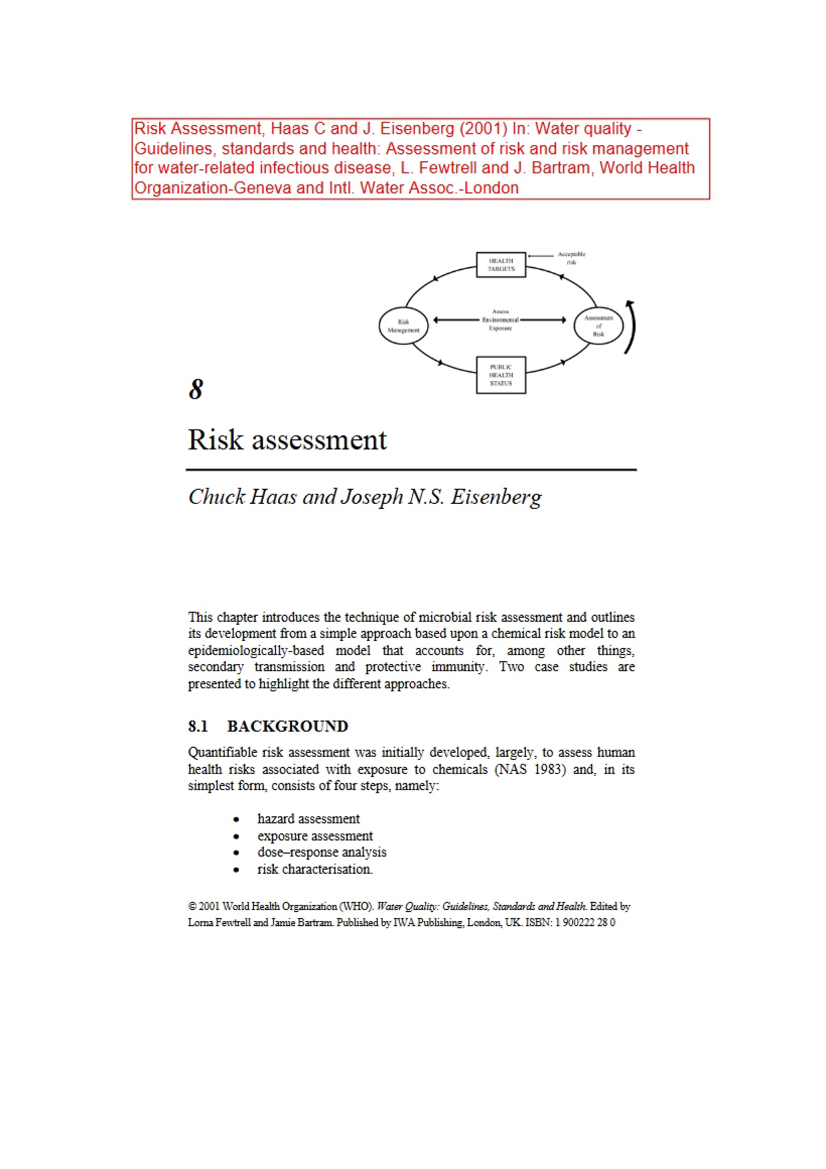 Assessing Risk