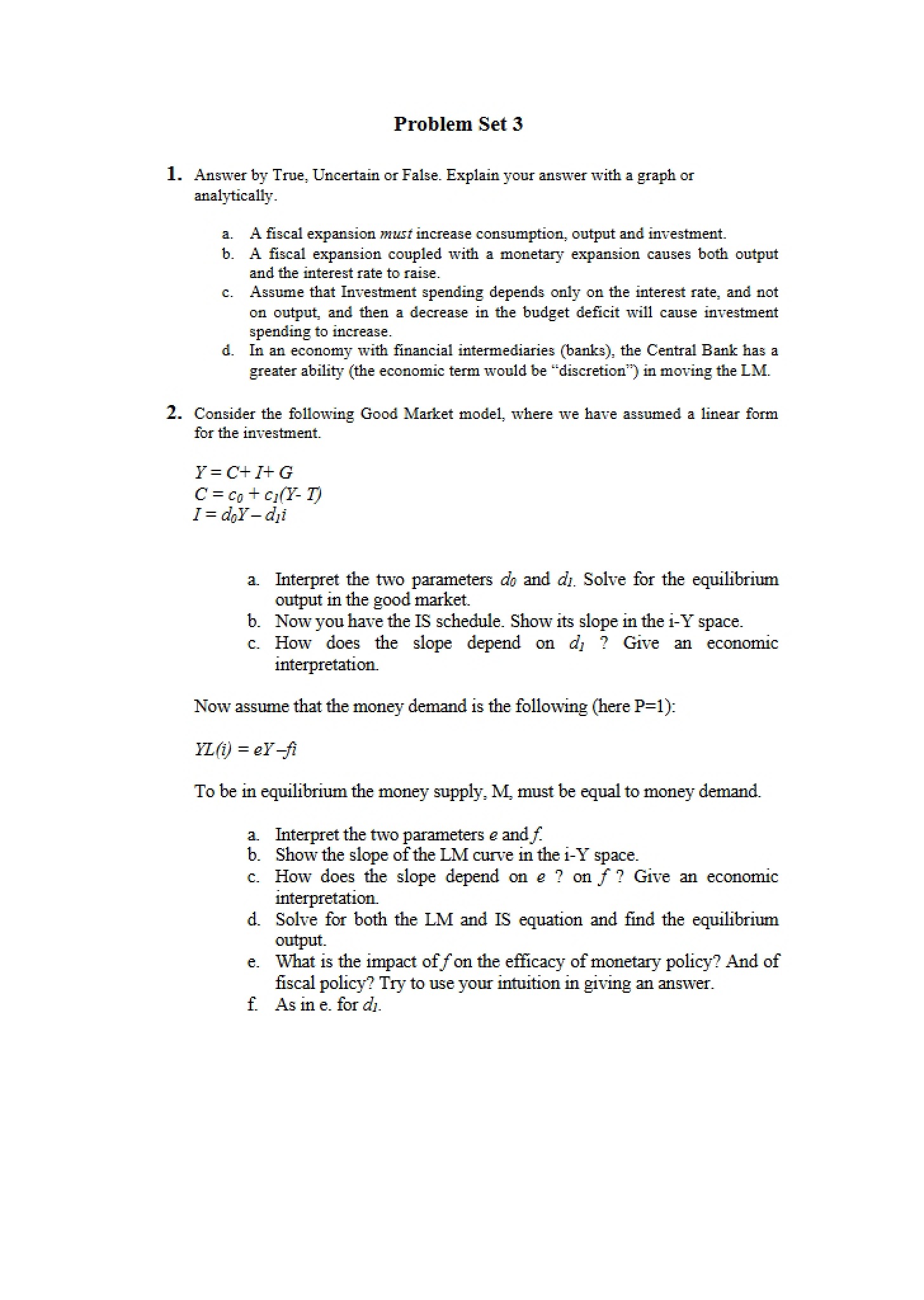 Assignment Three
