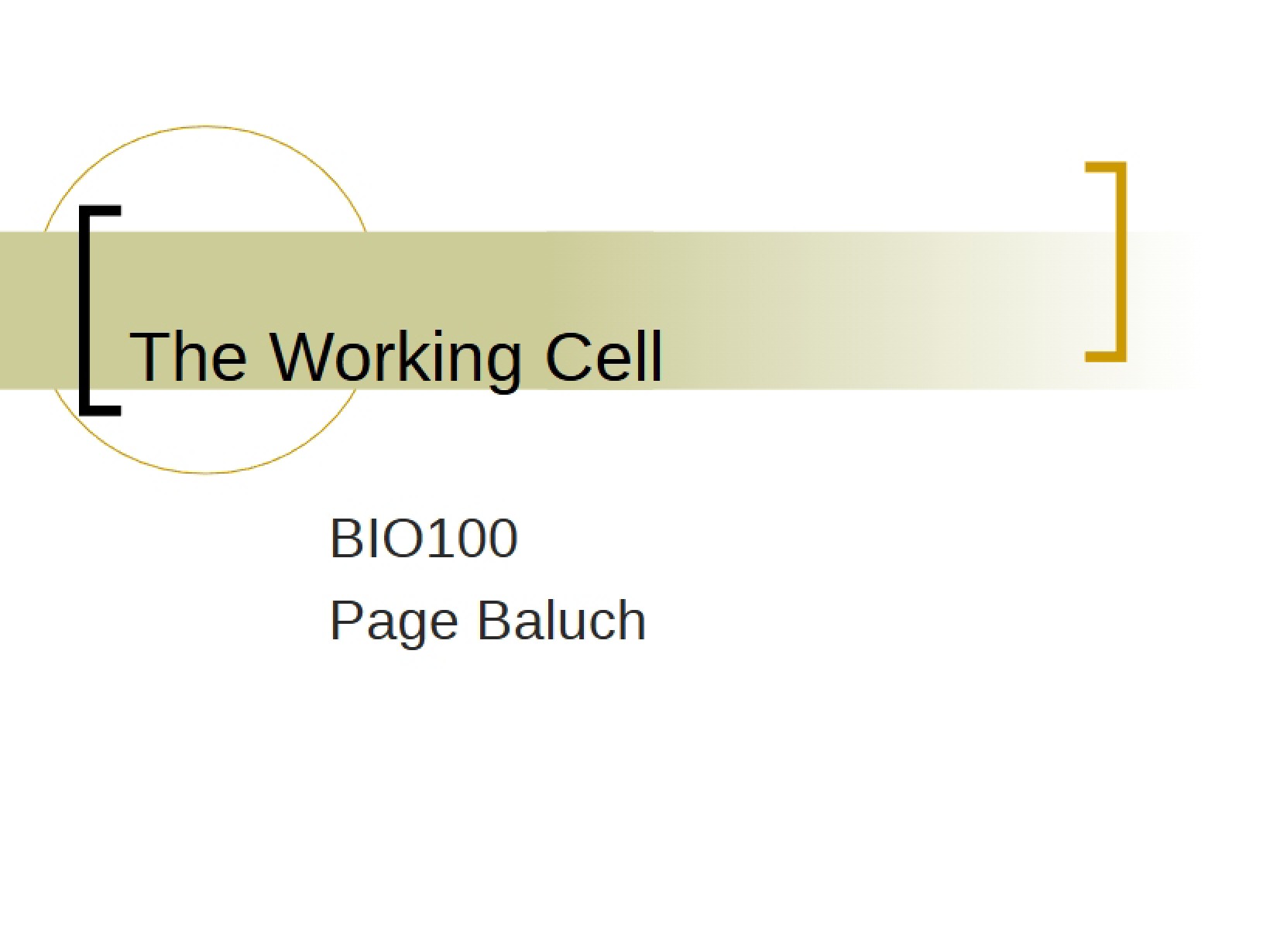 Cellular Workings