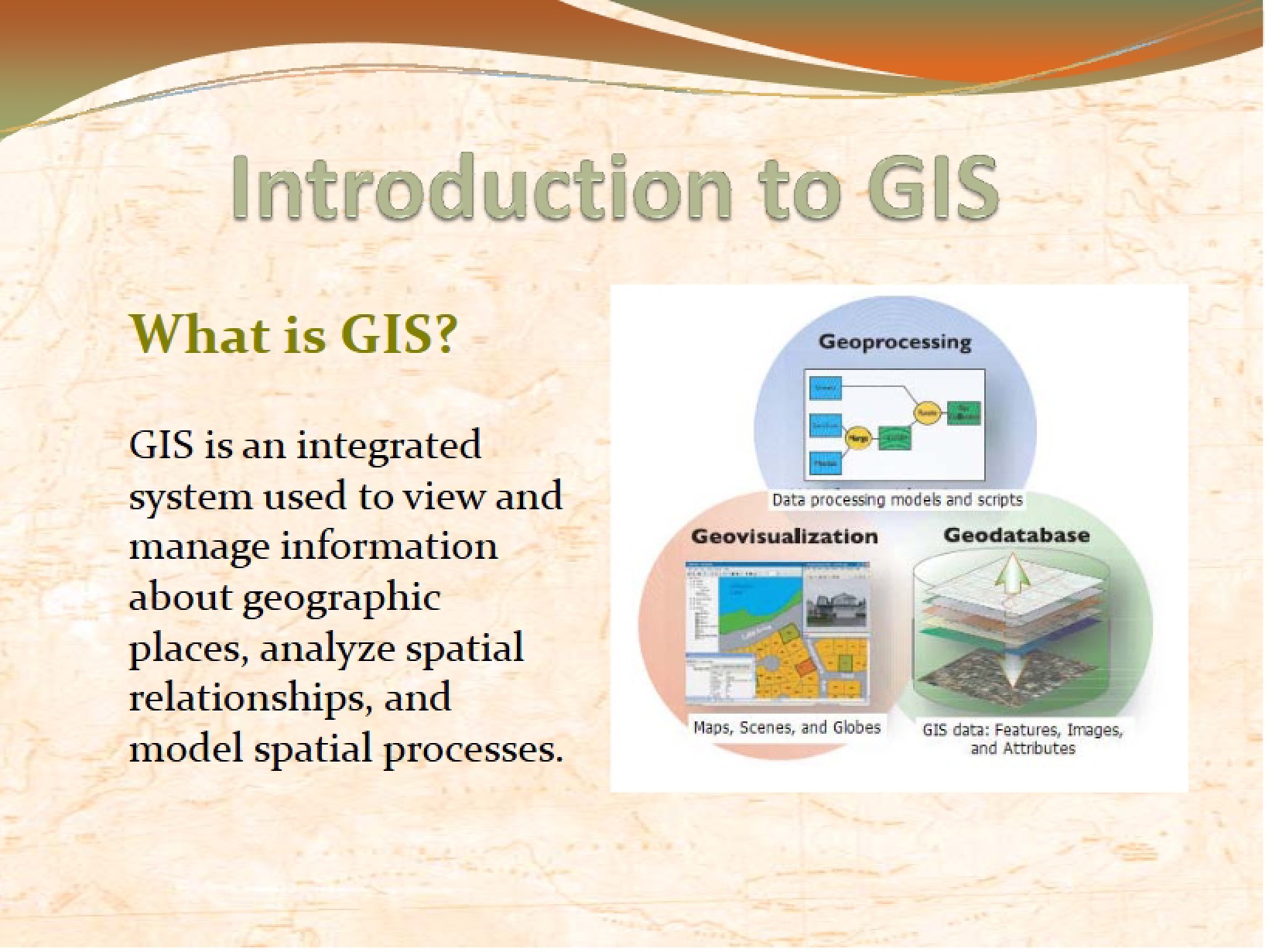 Geographic Information Systems Notes