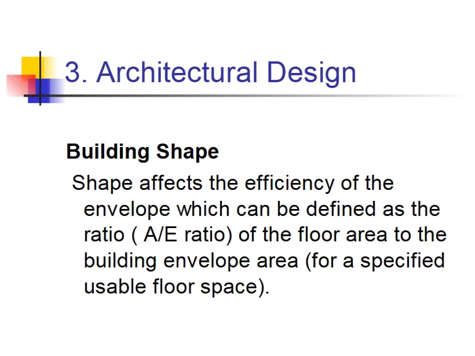 Architectural Design AE 544