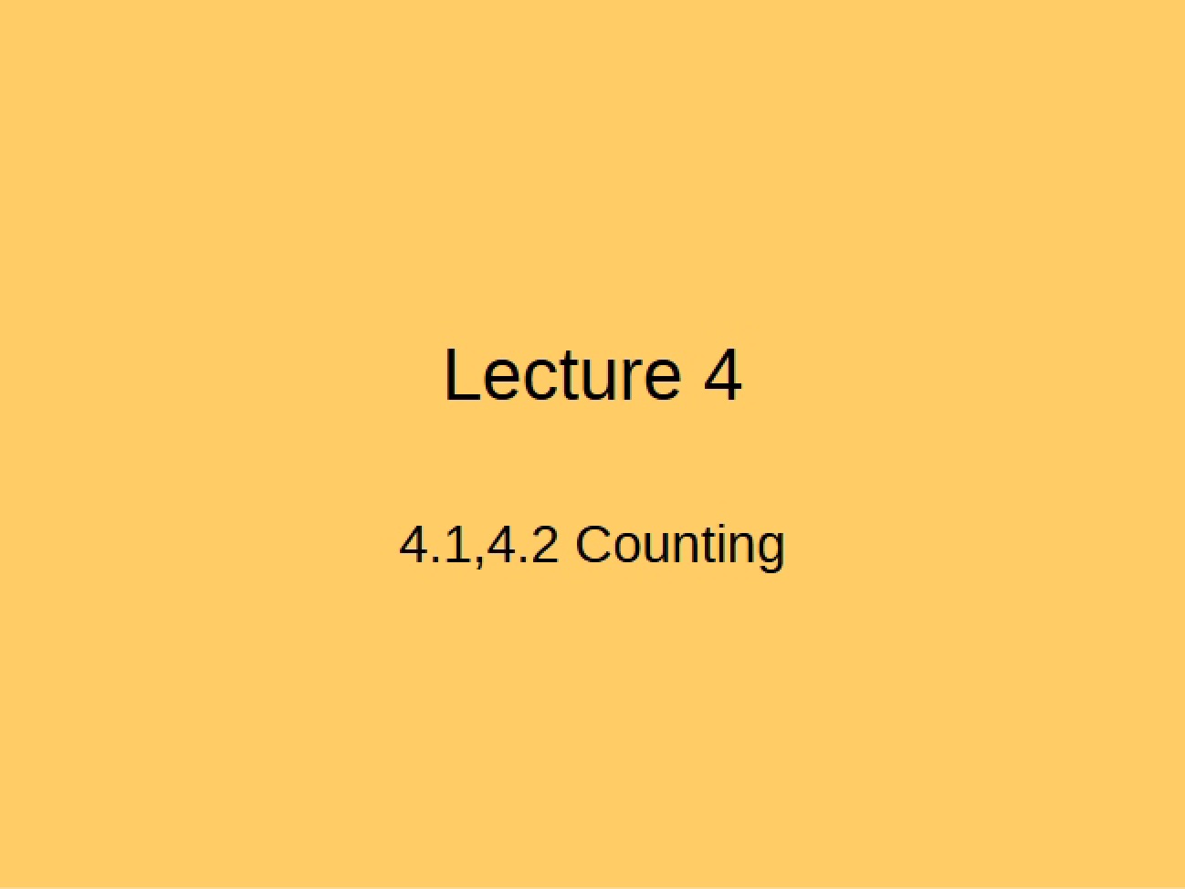 Notes on Discrete Math