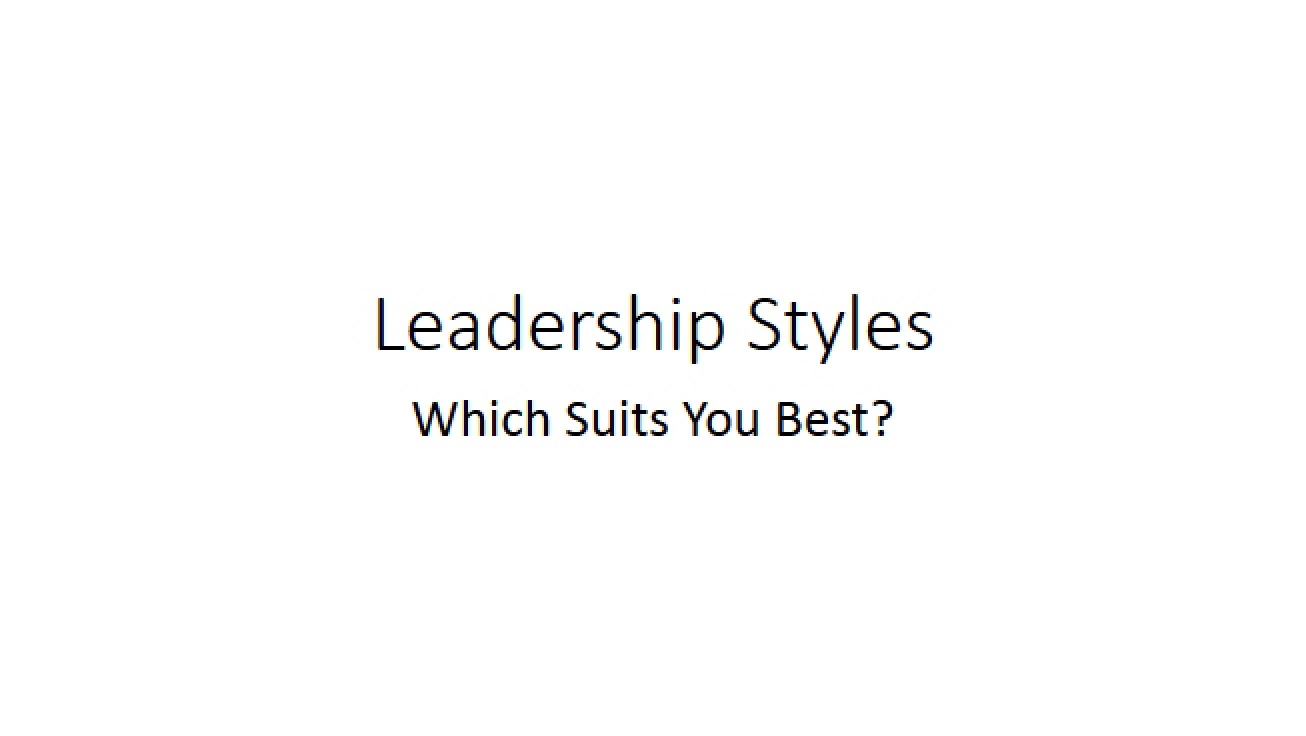 Styles of Leadership