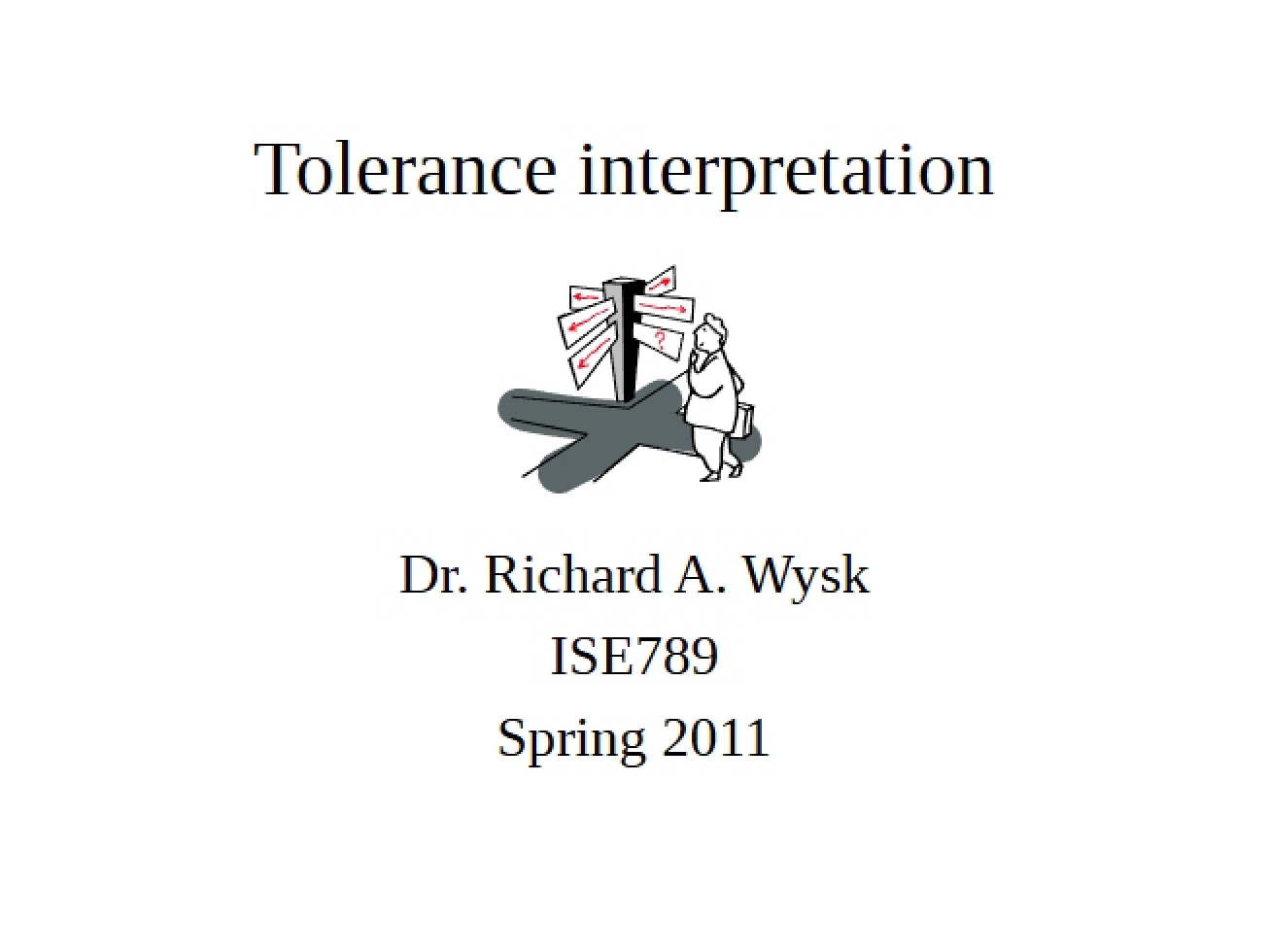 Interpreting Tolerance