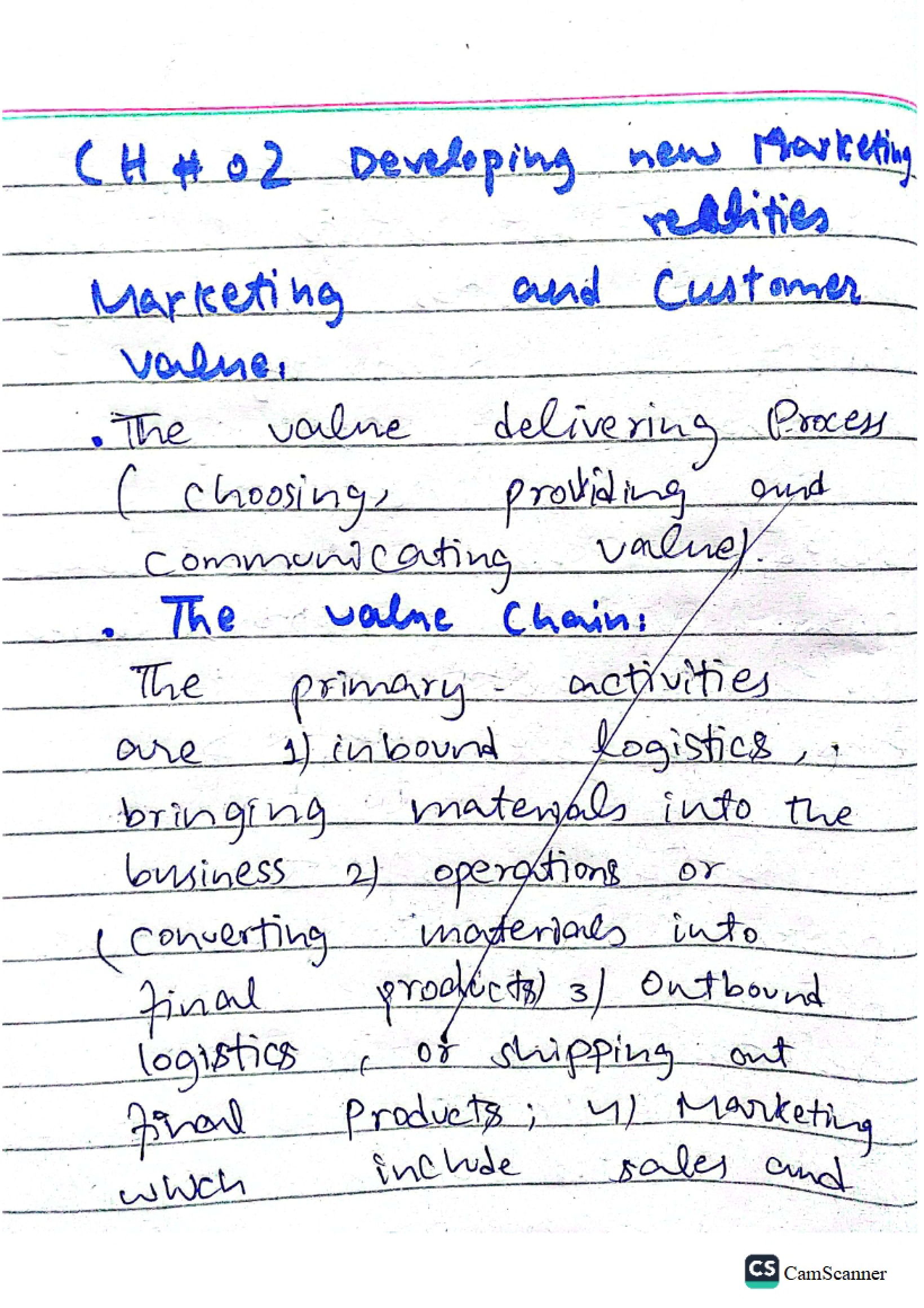 Ch. 2 Development of New Marketing Realities