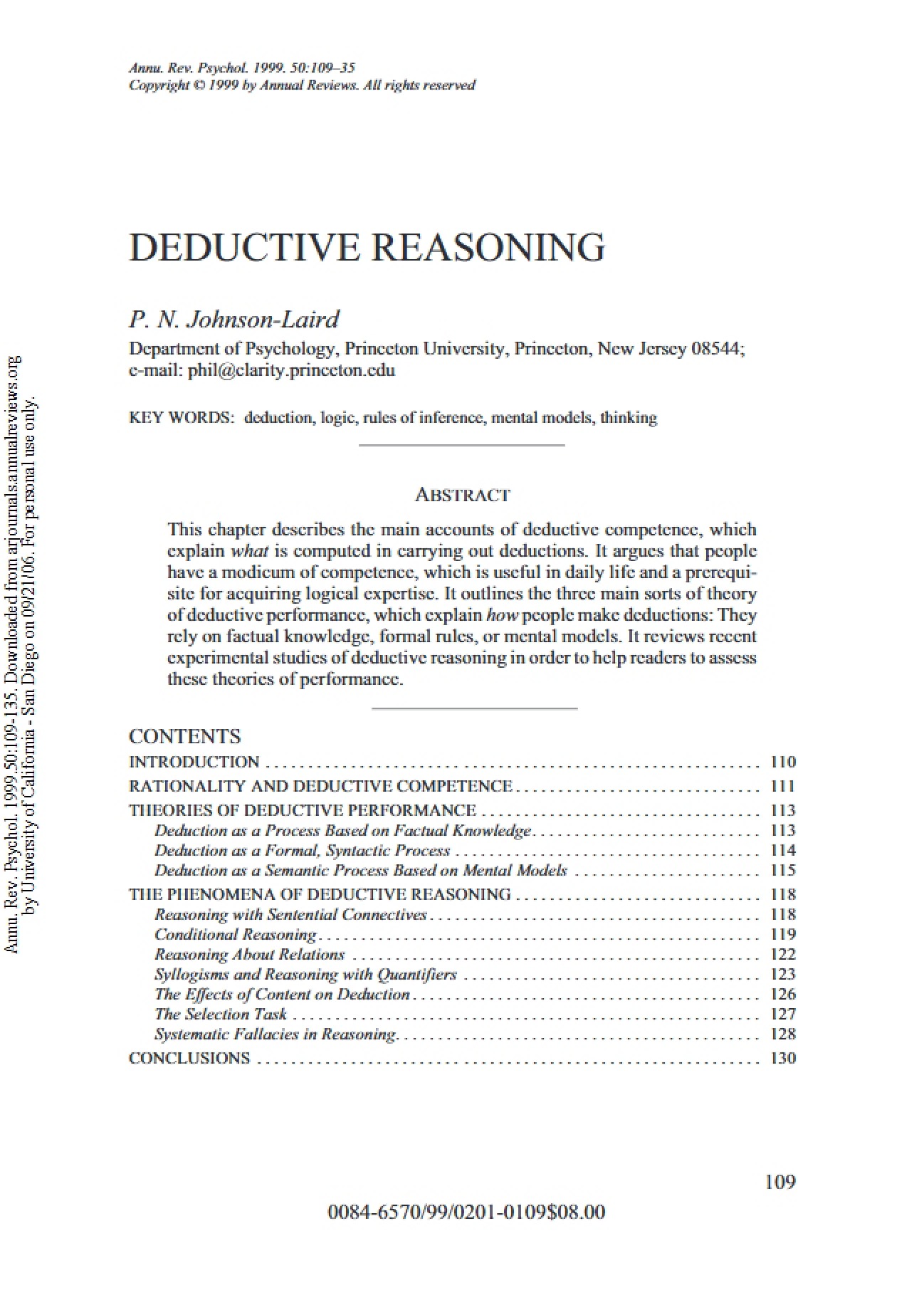 Logic Systems and Deductive Thought