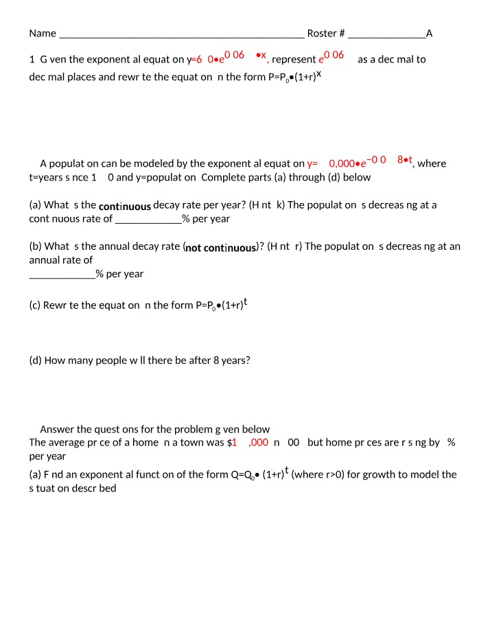 Mathematics - General Scoring Rubrics