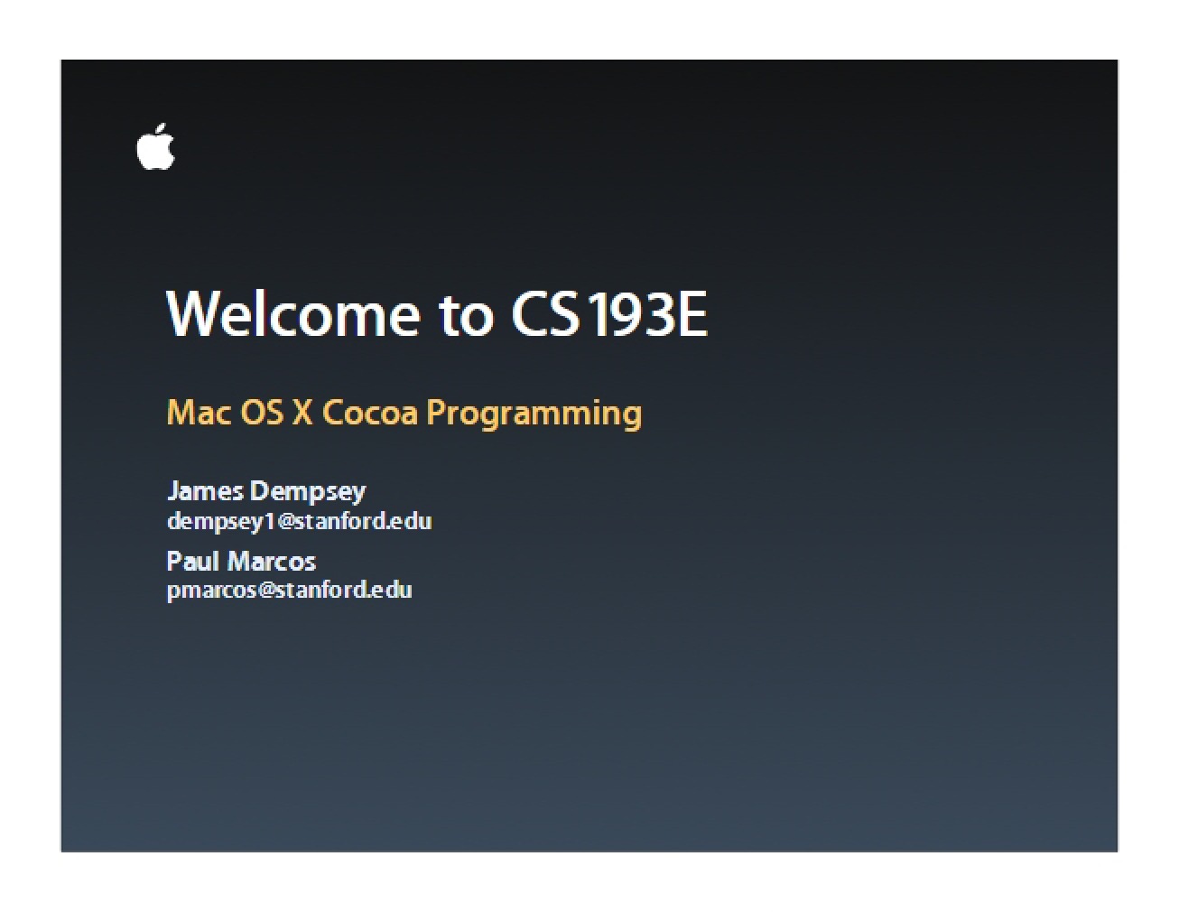 Mac OS X Cocoa Programming Lecture Notes (Set 5)