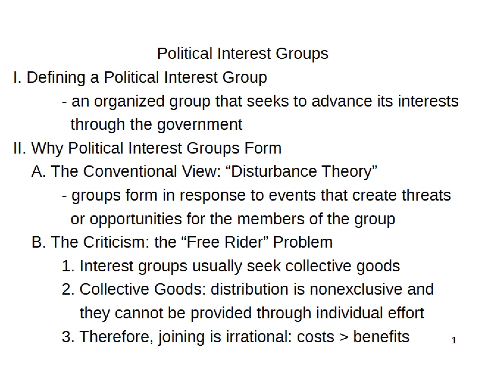 Groups (Section 3)