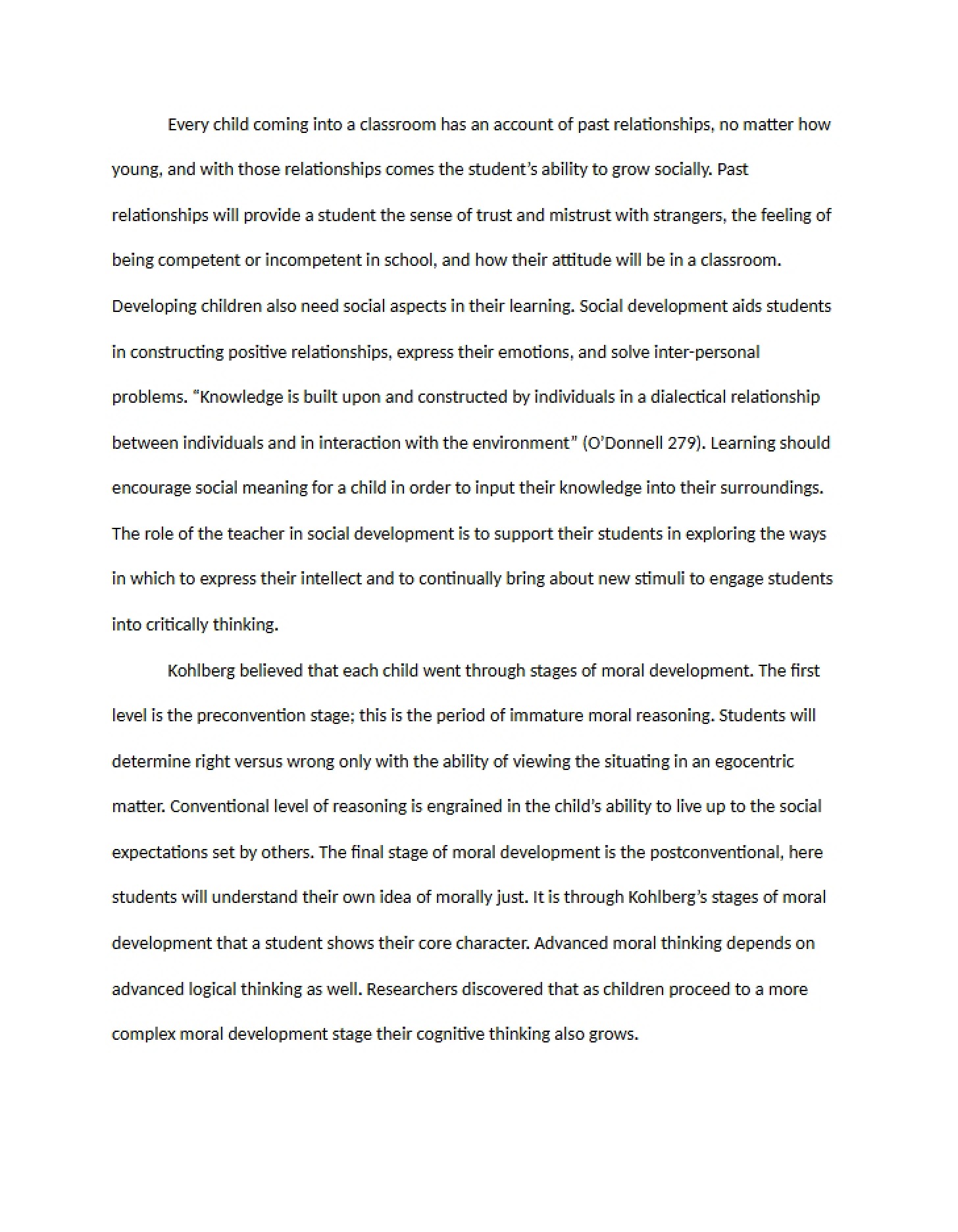 Exam 1 Partial Content