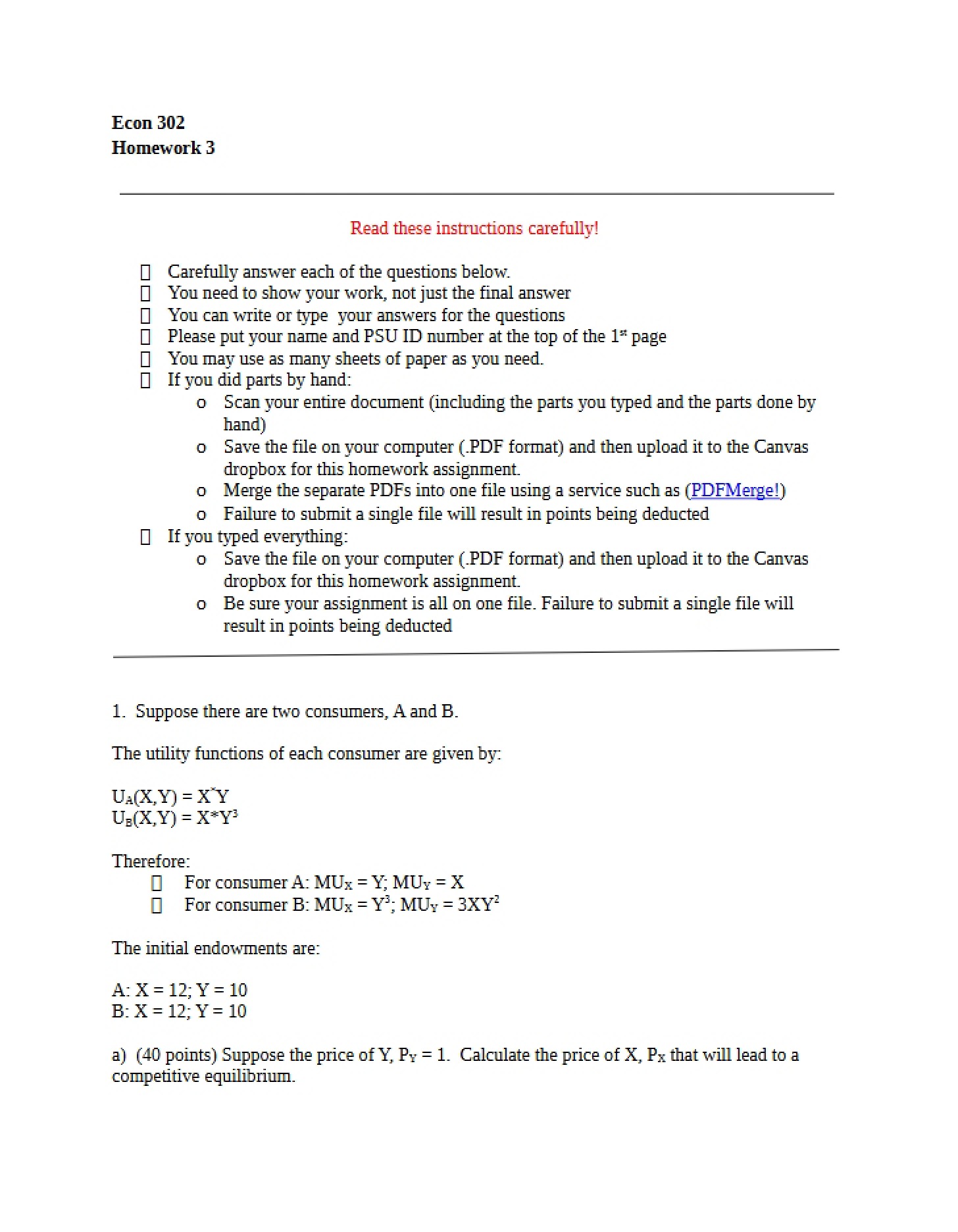 Homework Assignment 3