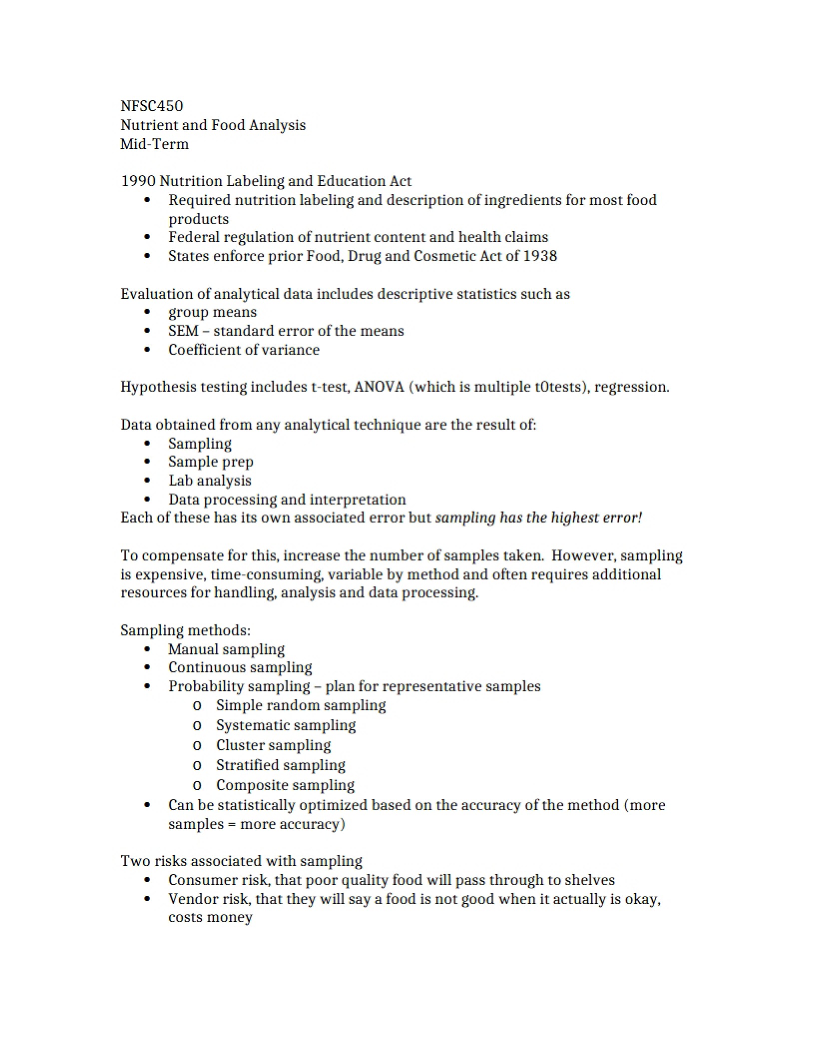 Midterm Assessment