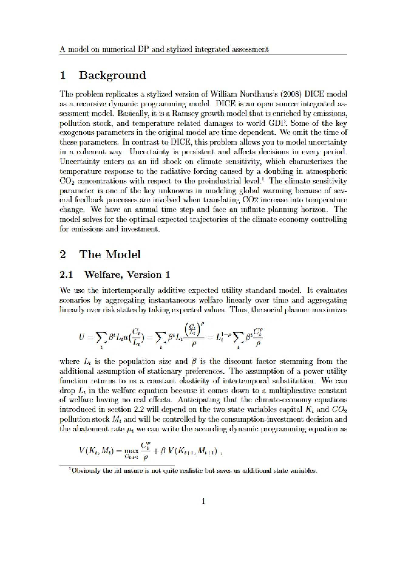 Model for Problem Set