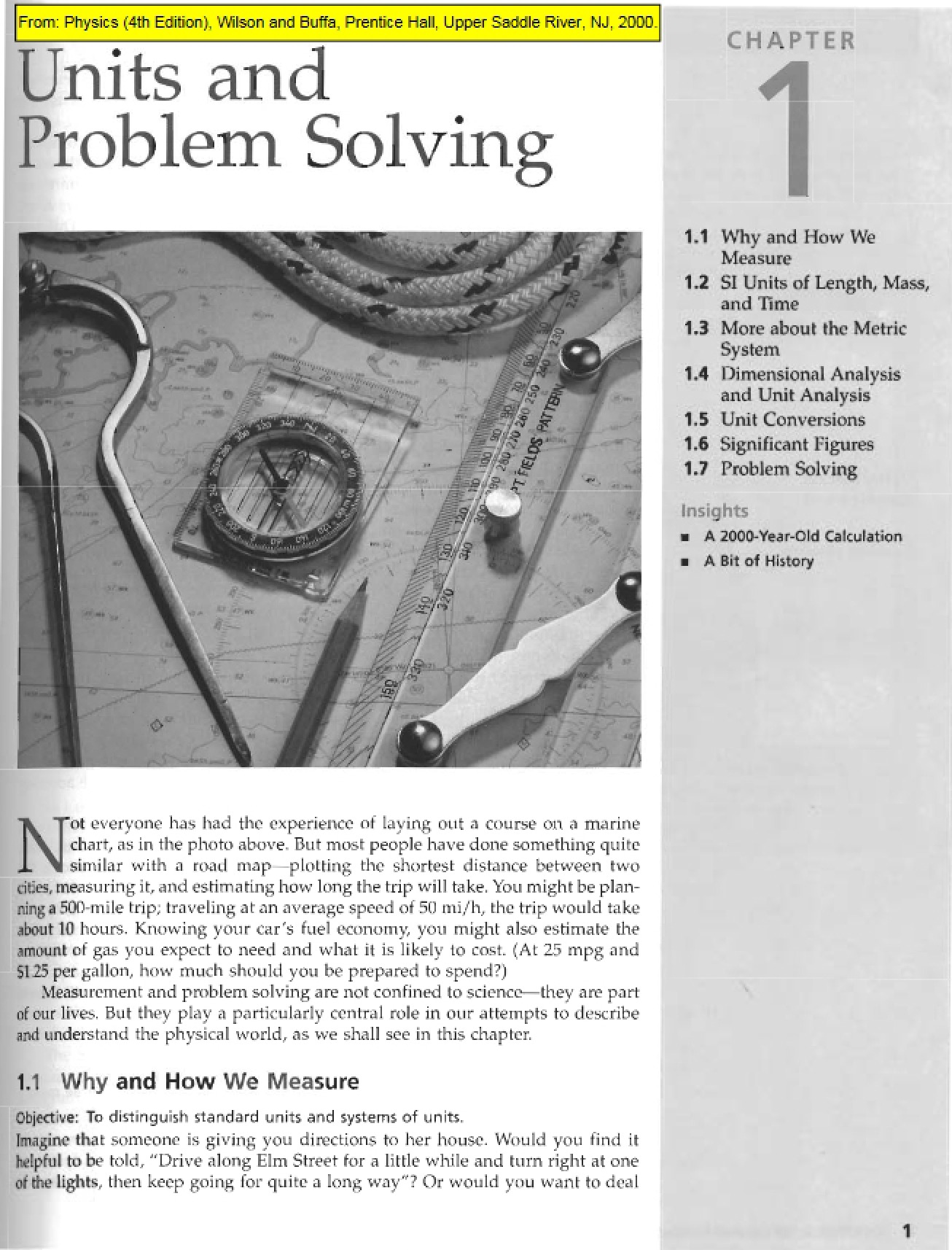 Reading on Units