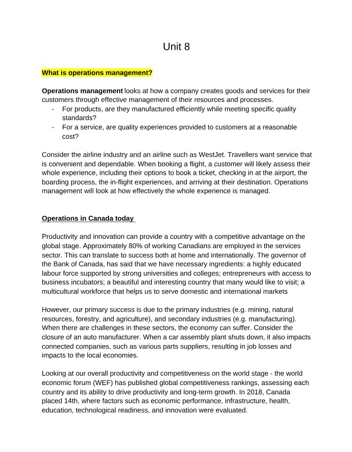 Unit 9 Notes - AFM 132