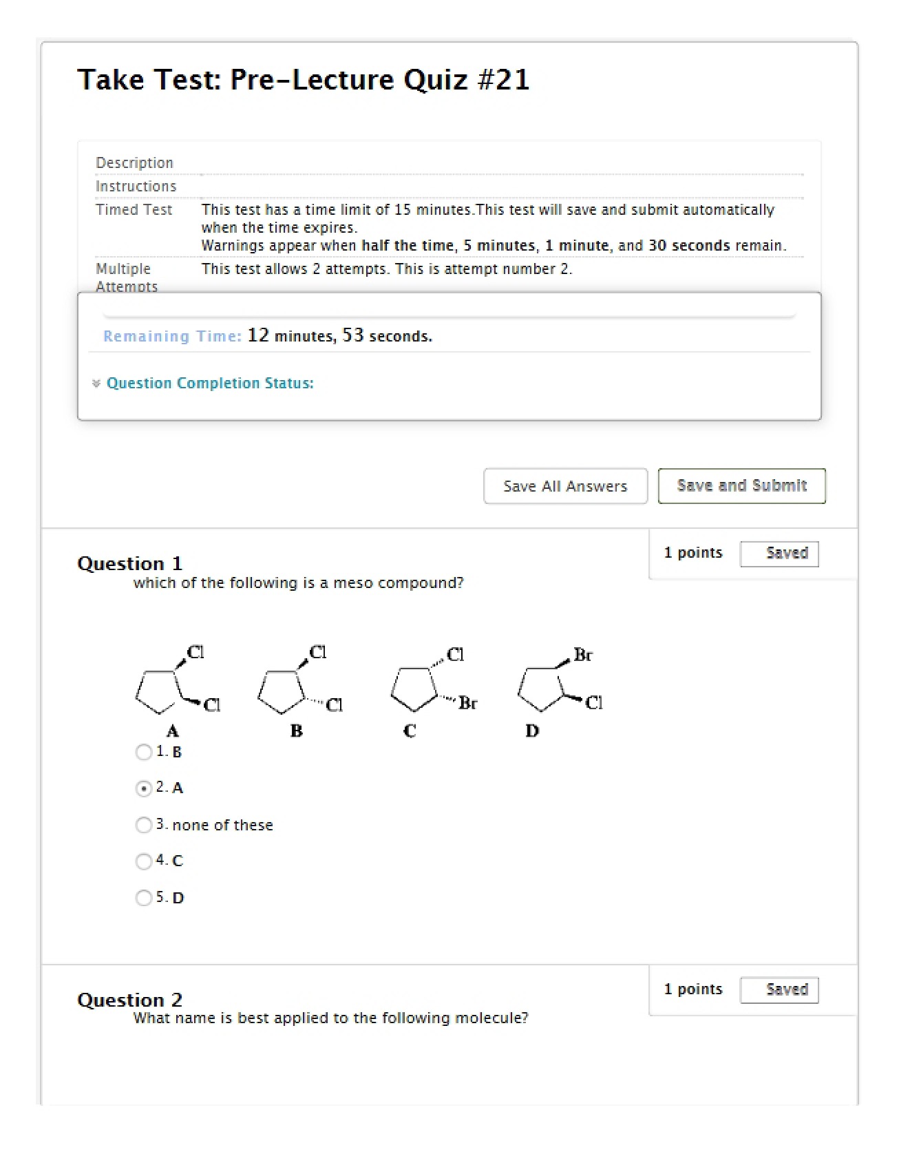 Pre-Lecture Quiz #21