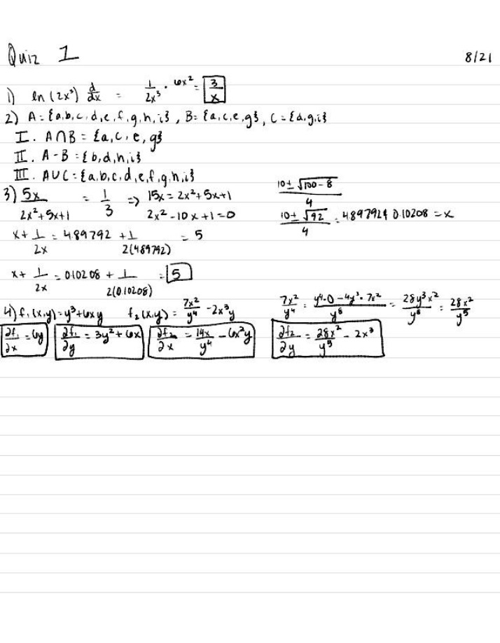 Quiz 1 for BMME 575