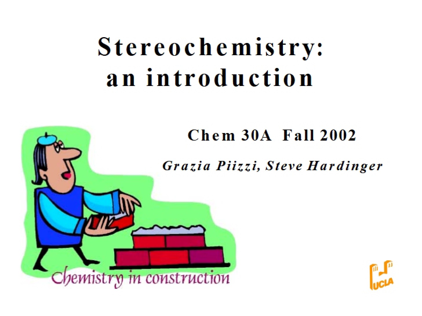 Stereochemistry Lecture
