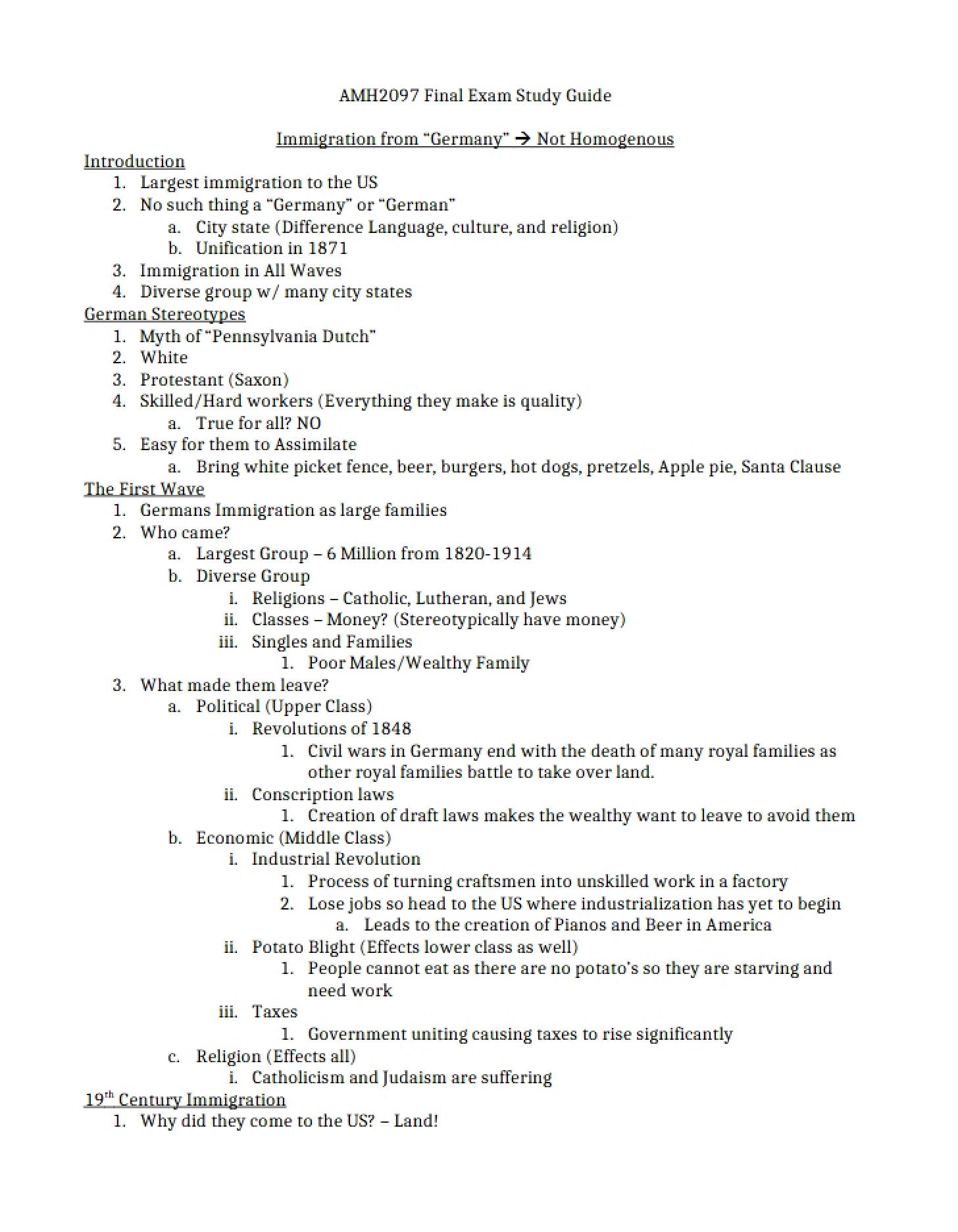 Final Assessment Roadmap