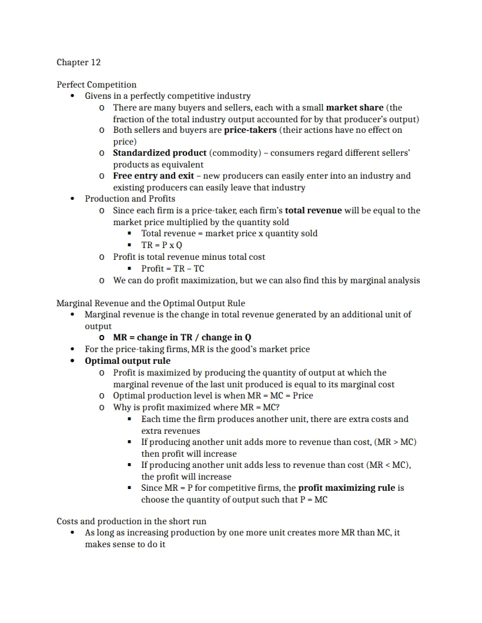Microecon Chapter 12