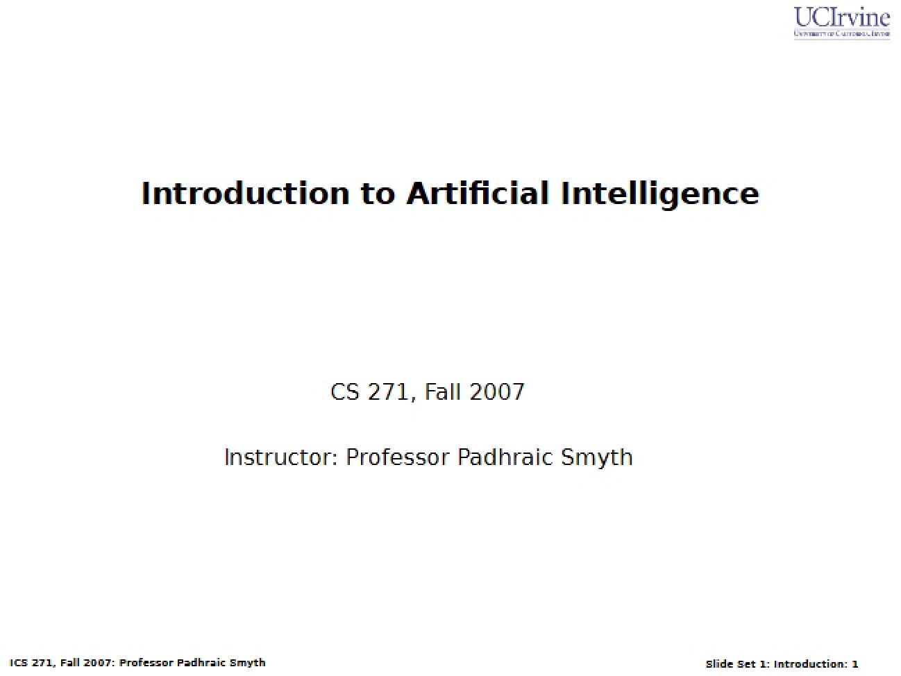 Course Objectives