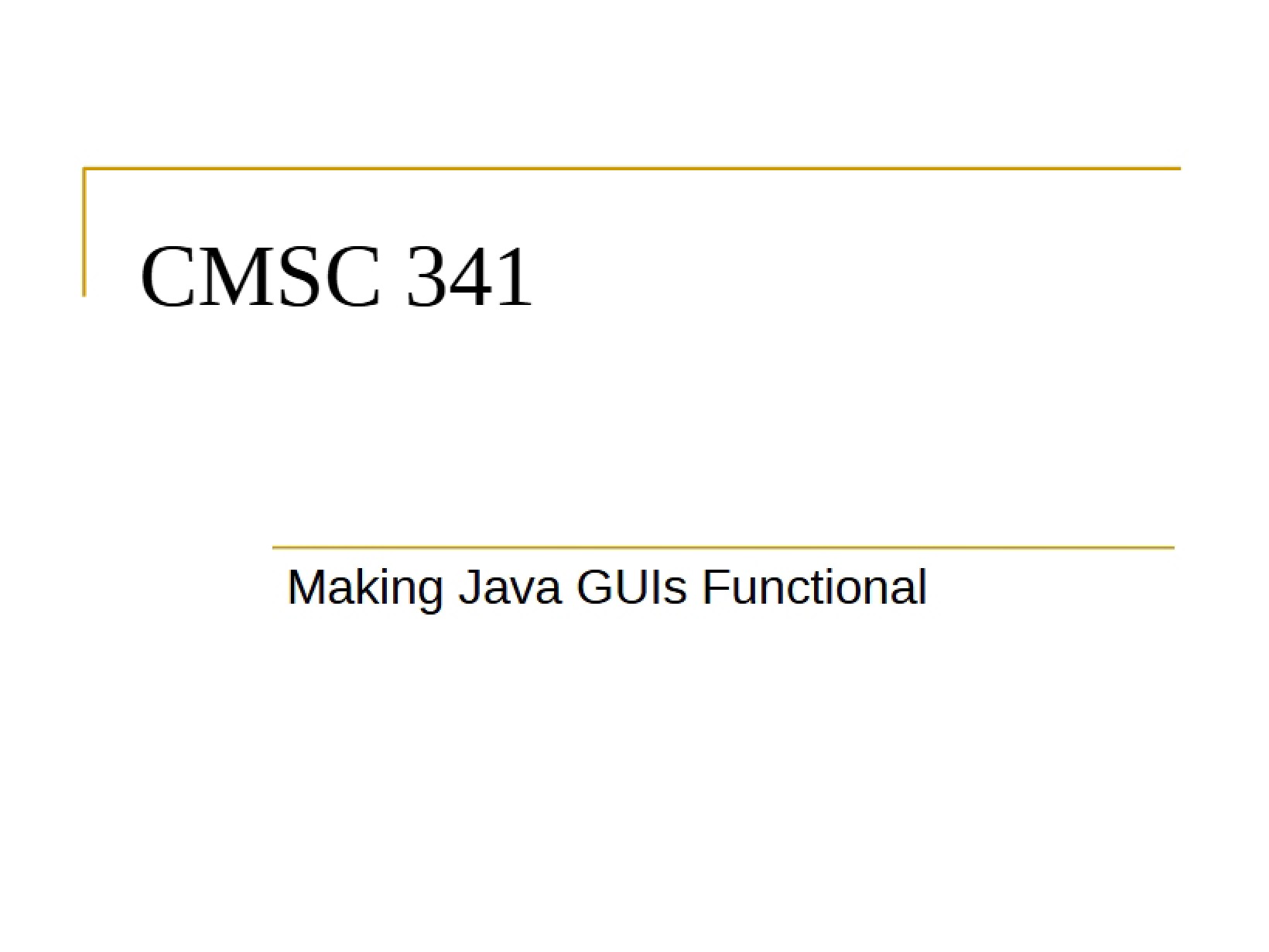 Functional Java GUIs Creation Guide