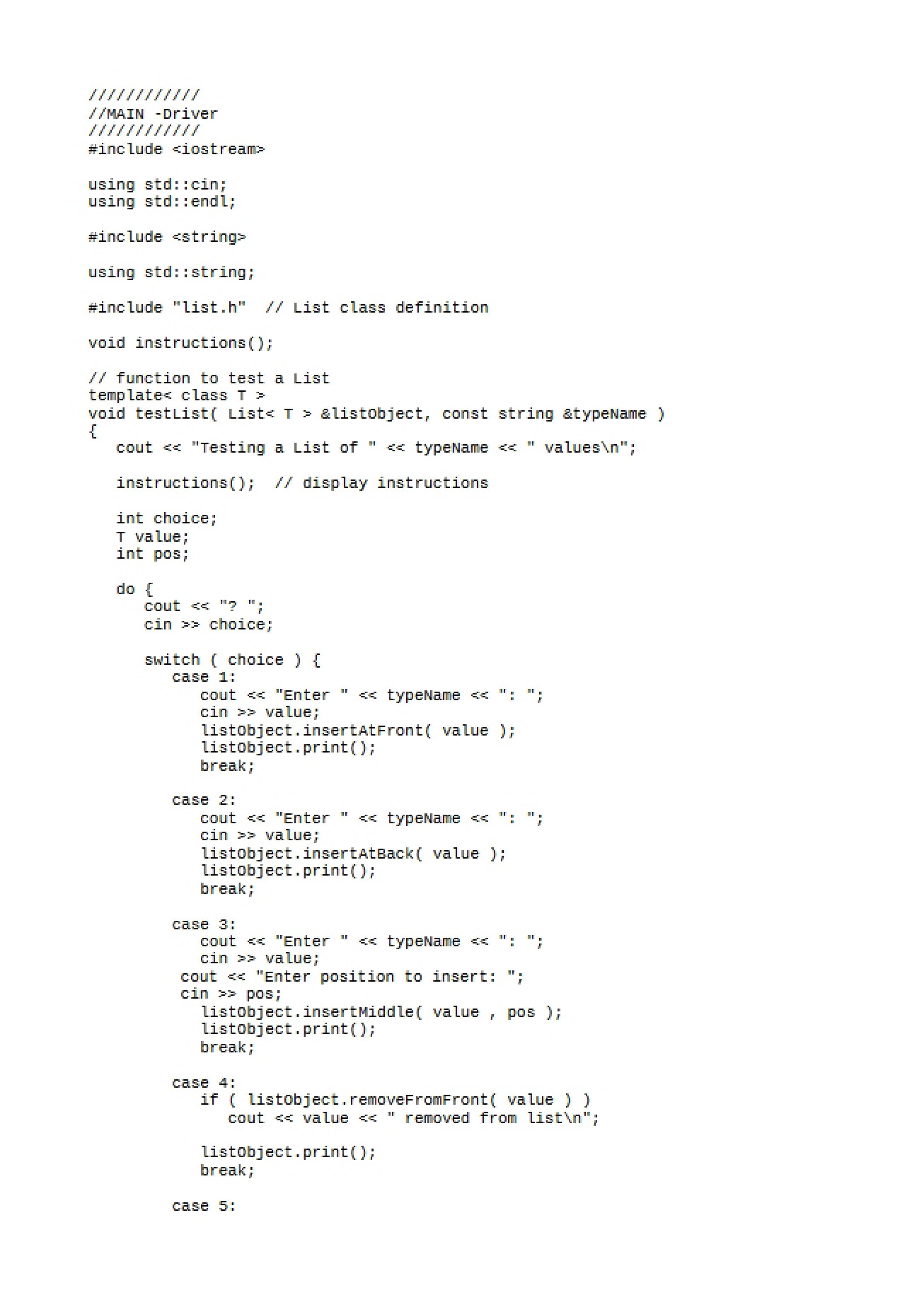 Object-Oriented Programming Notes, Part Two