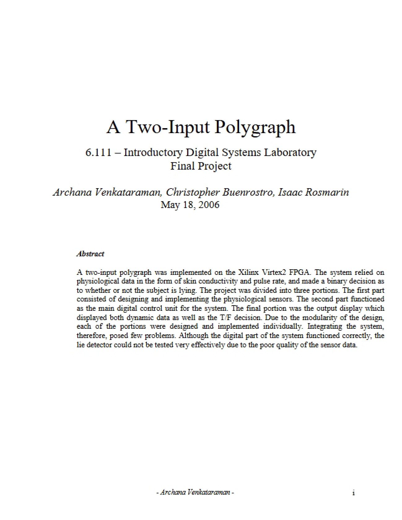 Digital Systems Course Study Guide