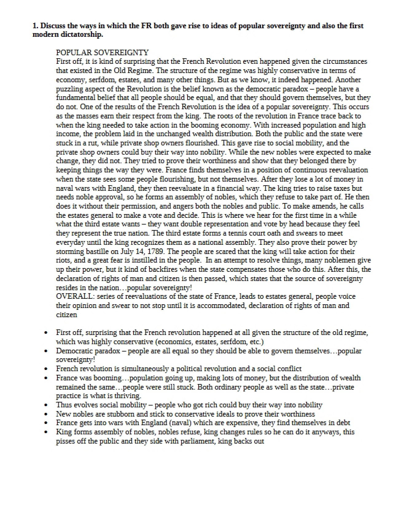 Assignment on Democracy and Empire