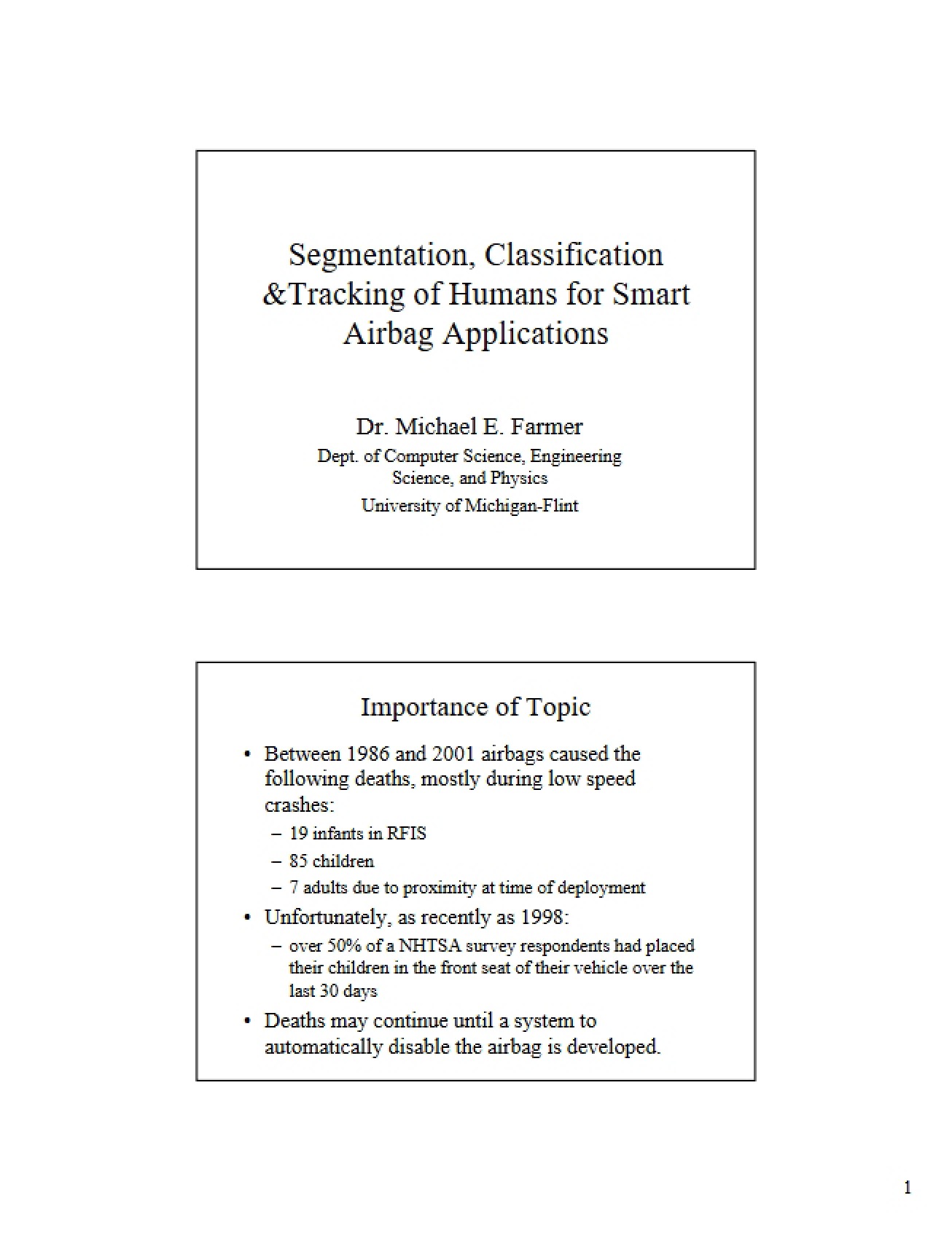 Computer Vision Handouts